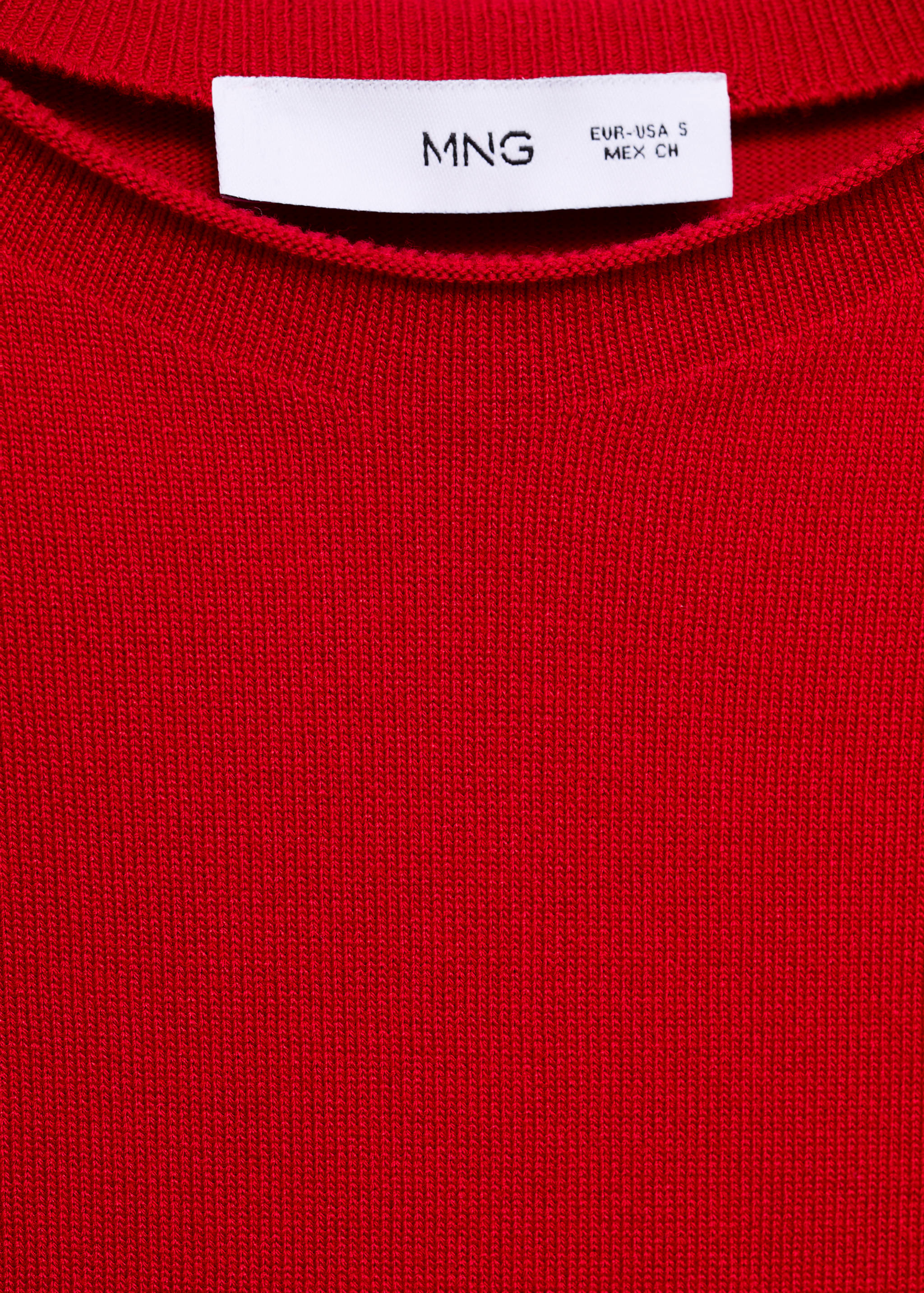 Short-sleeved fine-knit sweater - Details of the article 8