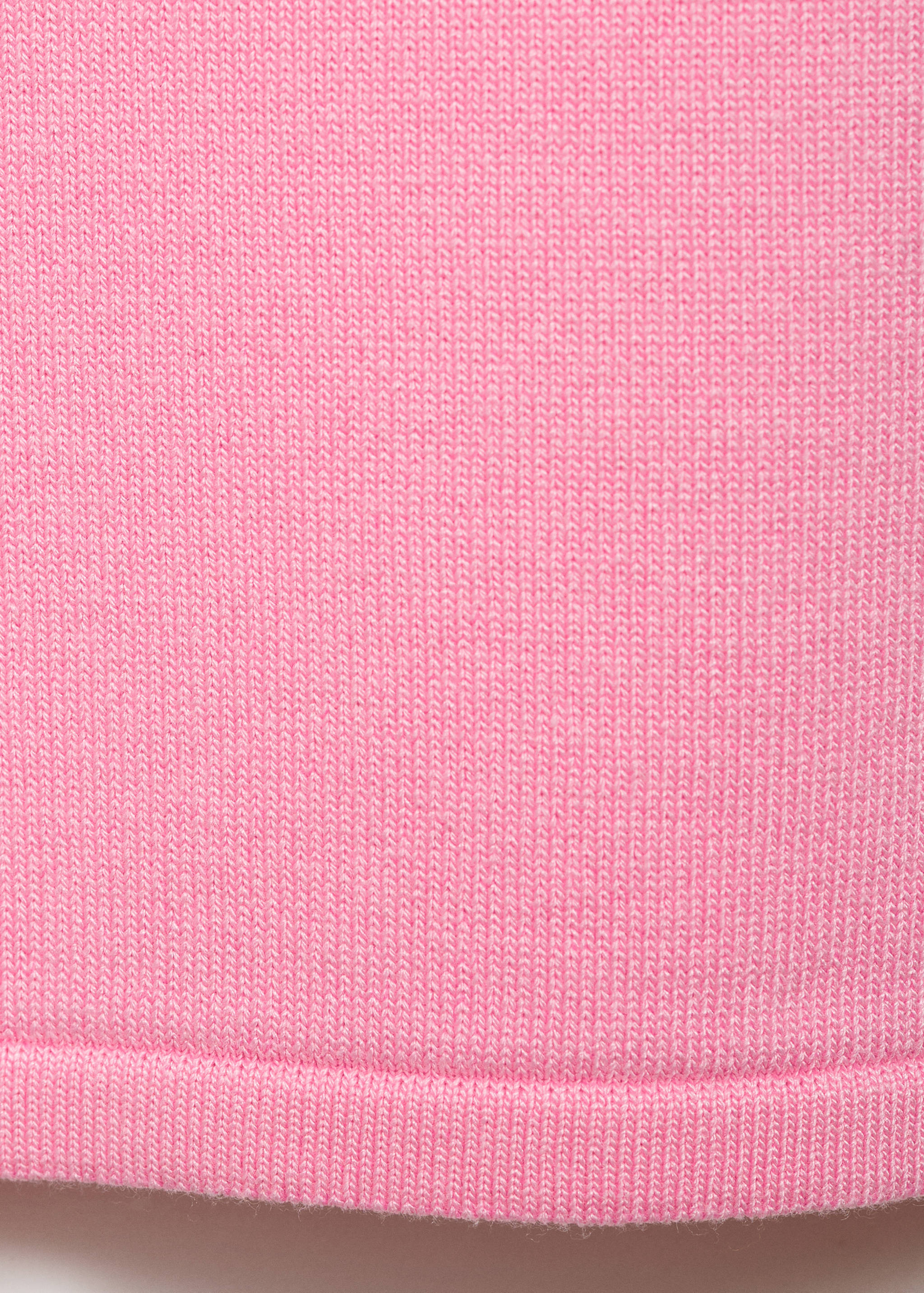 Short-sleeved fine-knit sweater - Details of the article 0