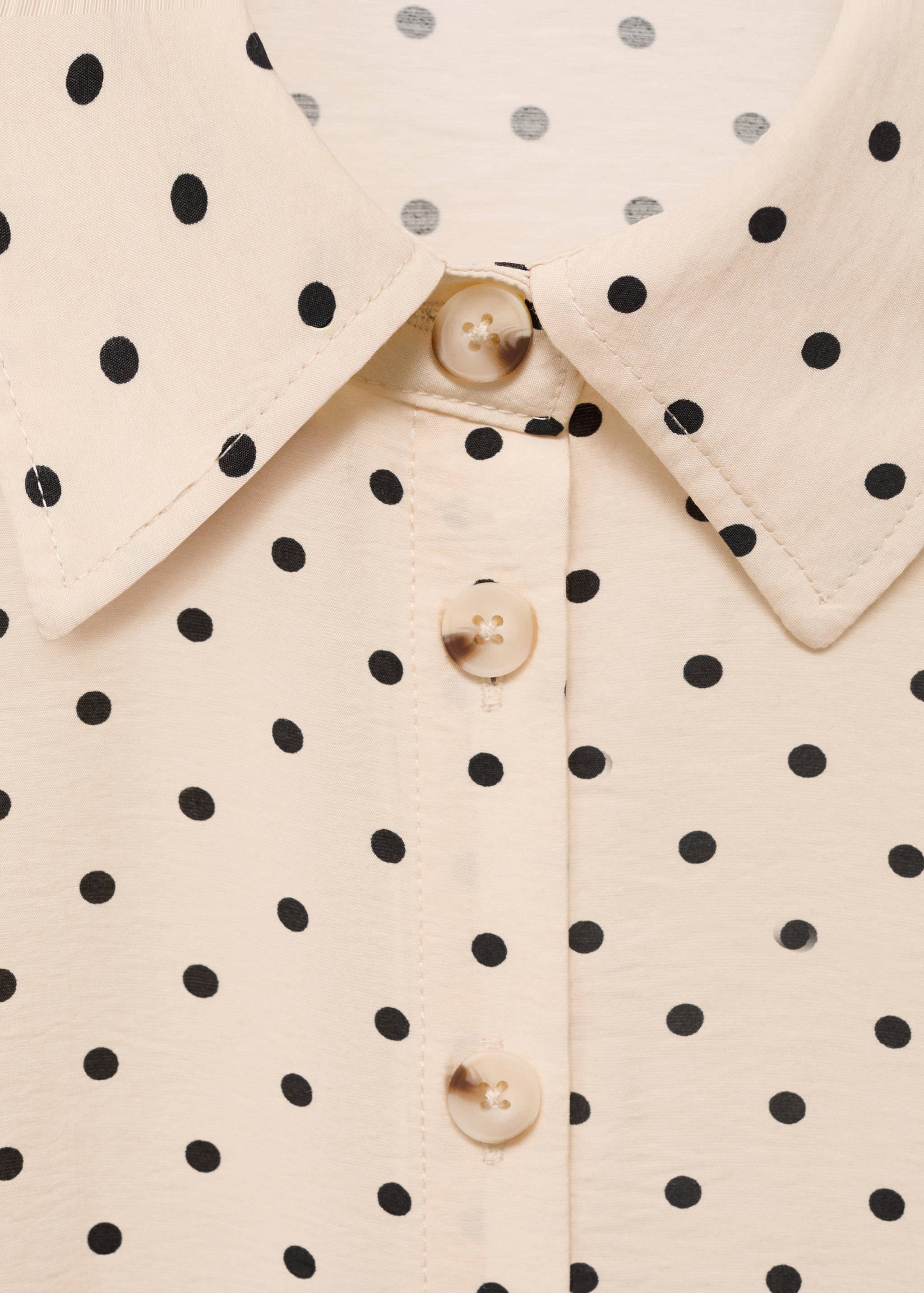 폴카 도트 셔츠 드레스 - 상품 내역: 8