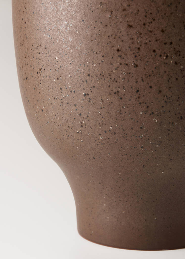 Large terracotta planter — Brown