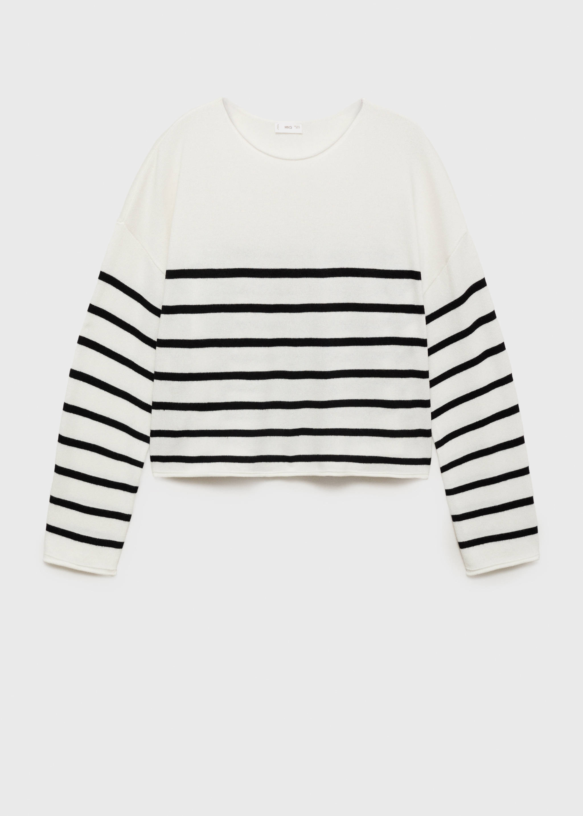 Knit striped sweater - Article without model