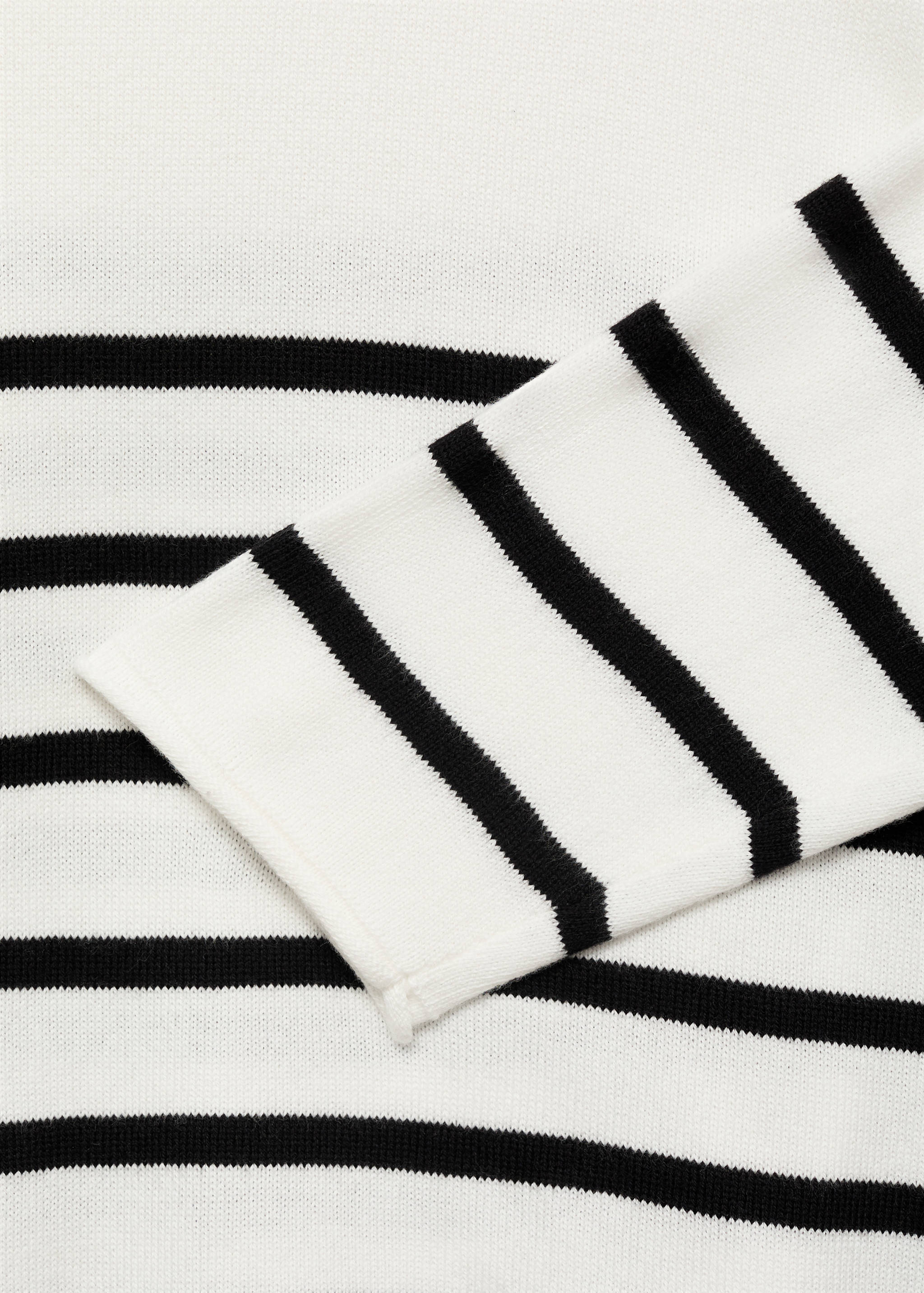 Knit striped sweater - Details of the article 0