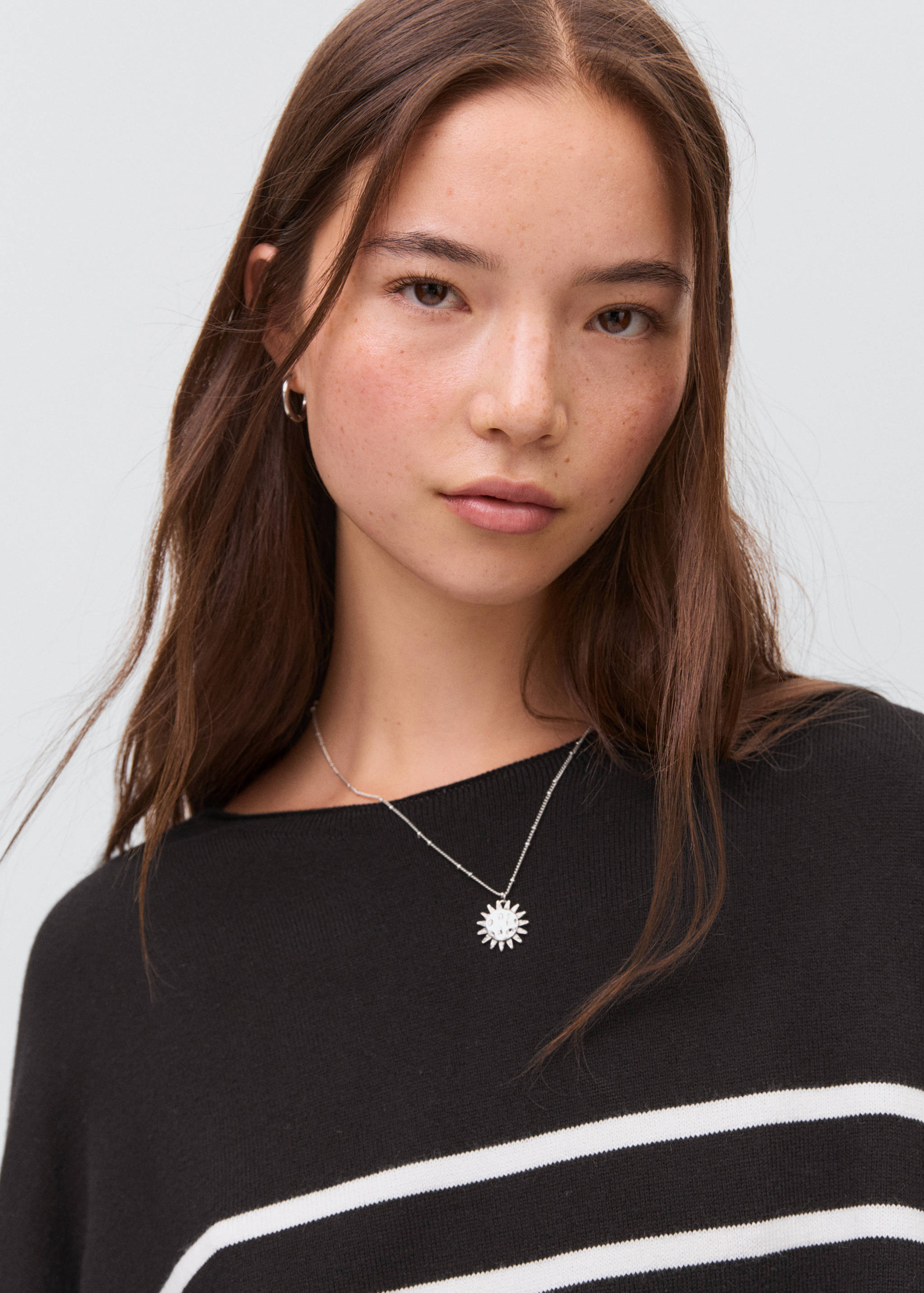 Knit striped sweater - Details of the article 1