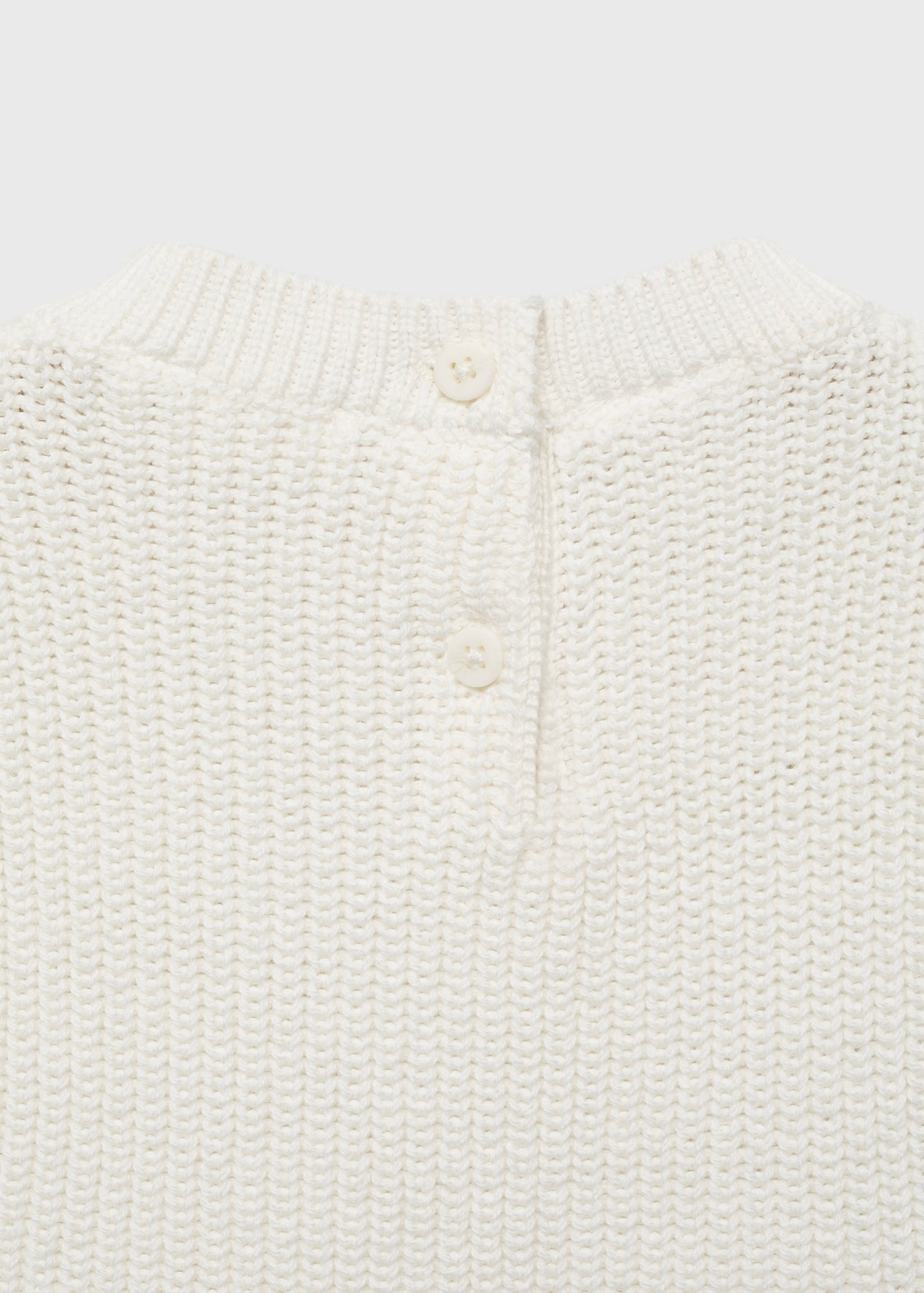 Knitted cotton vest - Details of the article 0