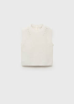 Knitted cotton gilet — Off White 8