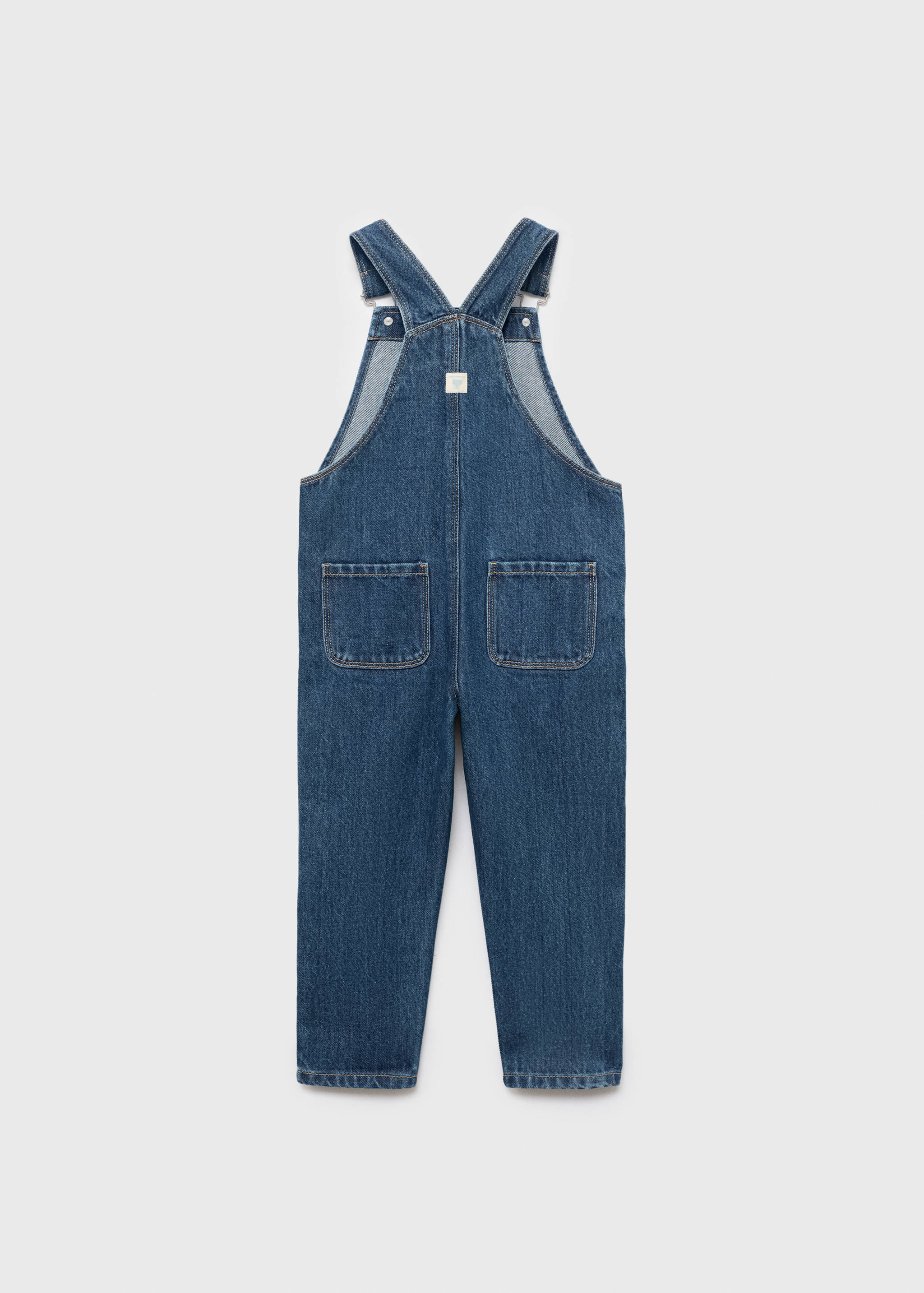 Denim-Latzhose aus Baumwolle - Rückseite des Artikels