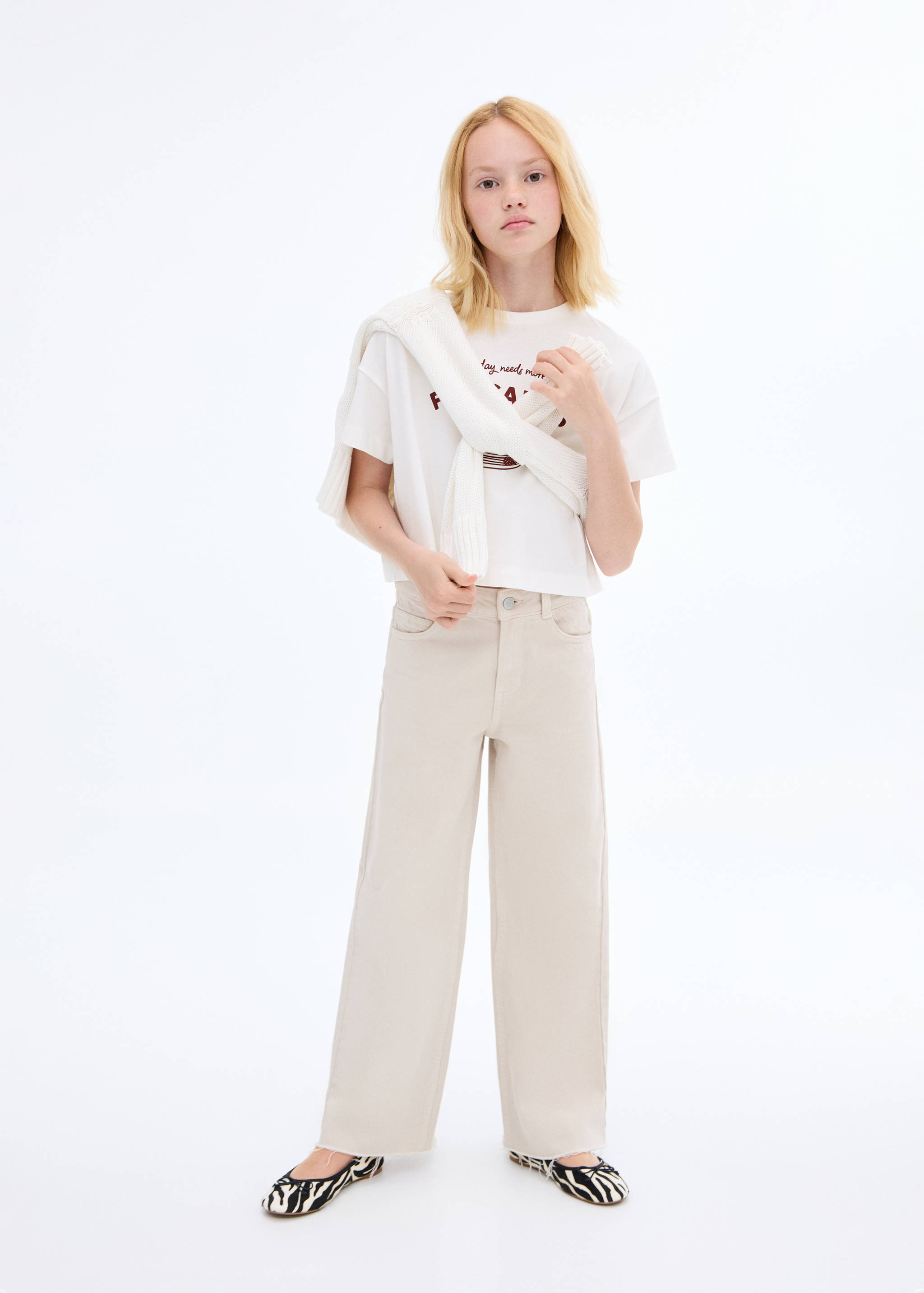 Kurzärmliges Print-T-Shirt - Allgemeine Ansicht