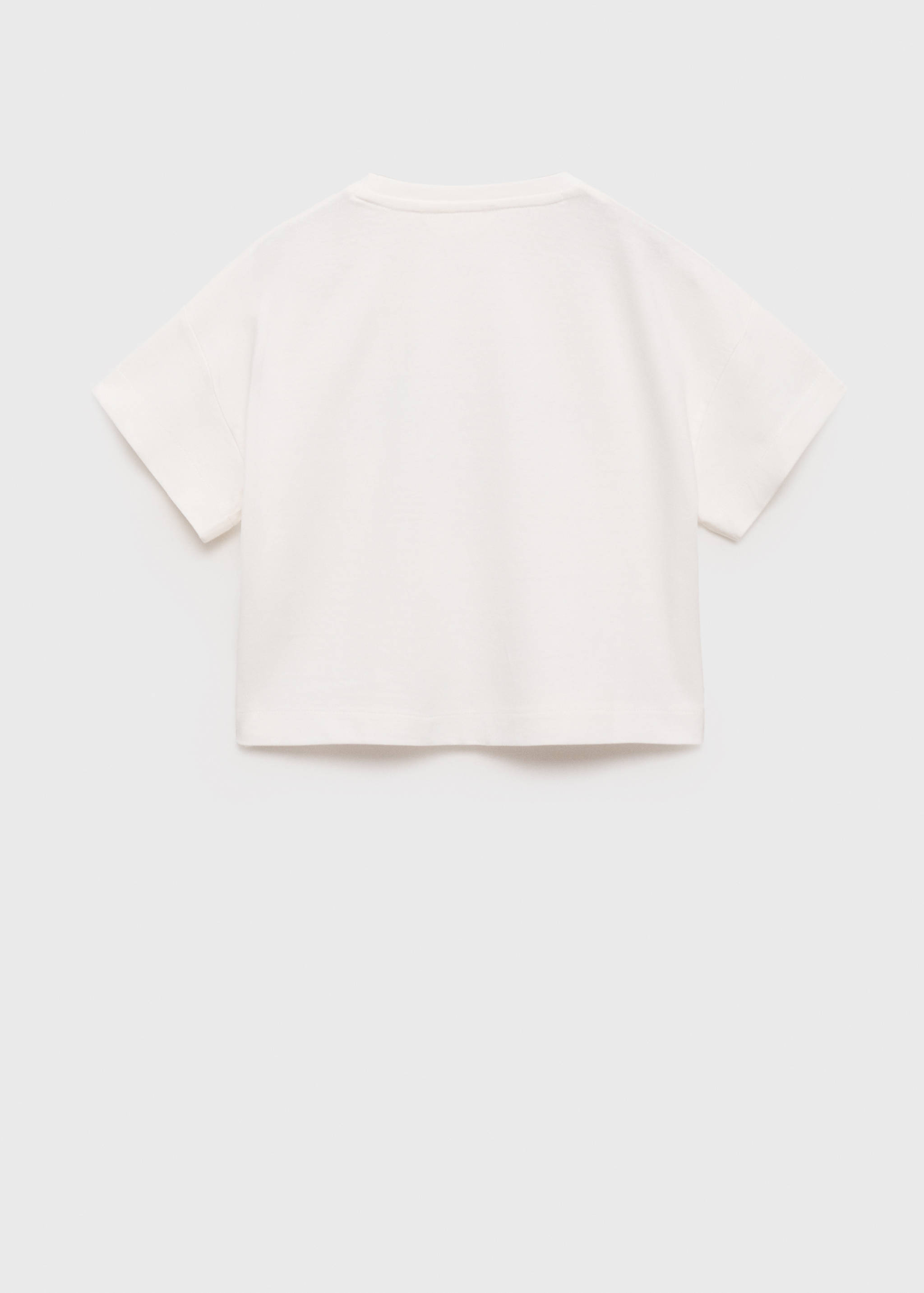 Kurzärmliges Print-T-Shirt - Rückseite des Artikels