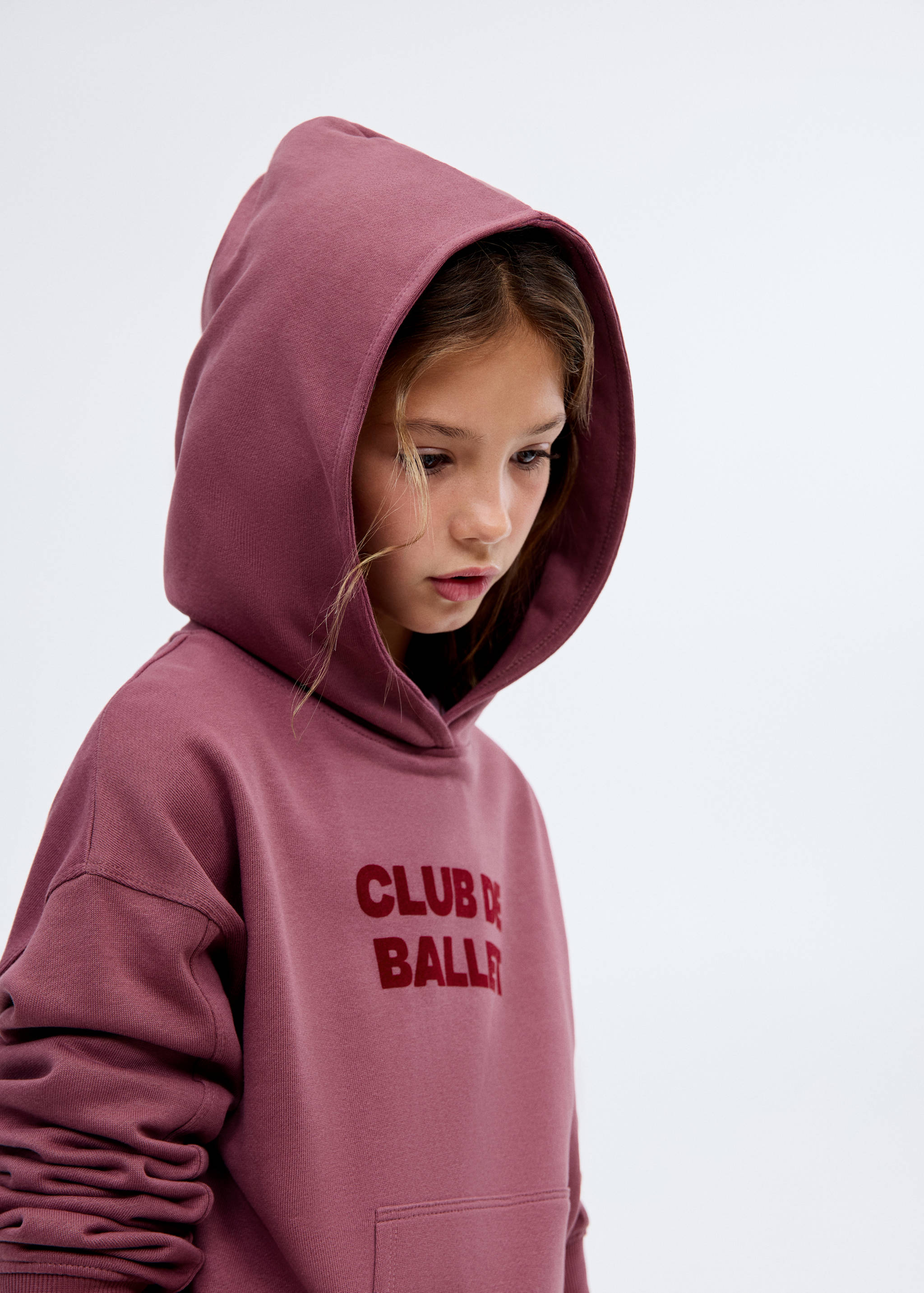 Gemustertes Kapuzen-Sweatshirt - Detail des Artikels 1