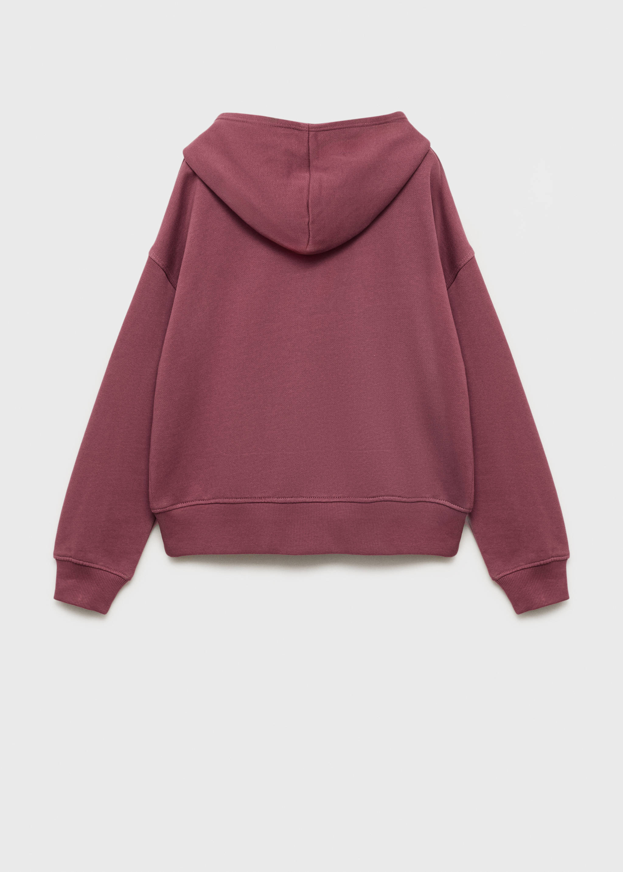 Gemustertes Kapuzen-Sweatshirt - Rückseite des Artikels