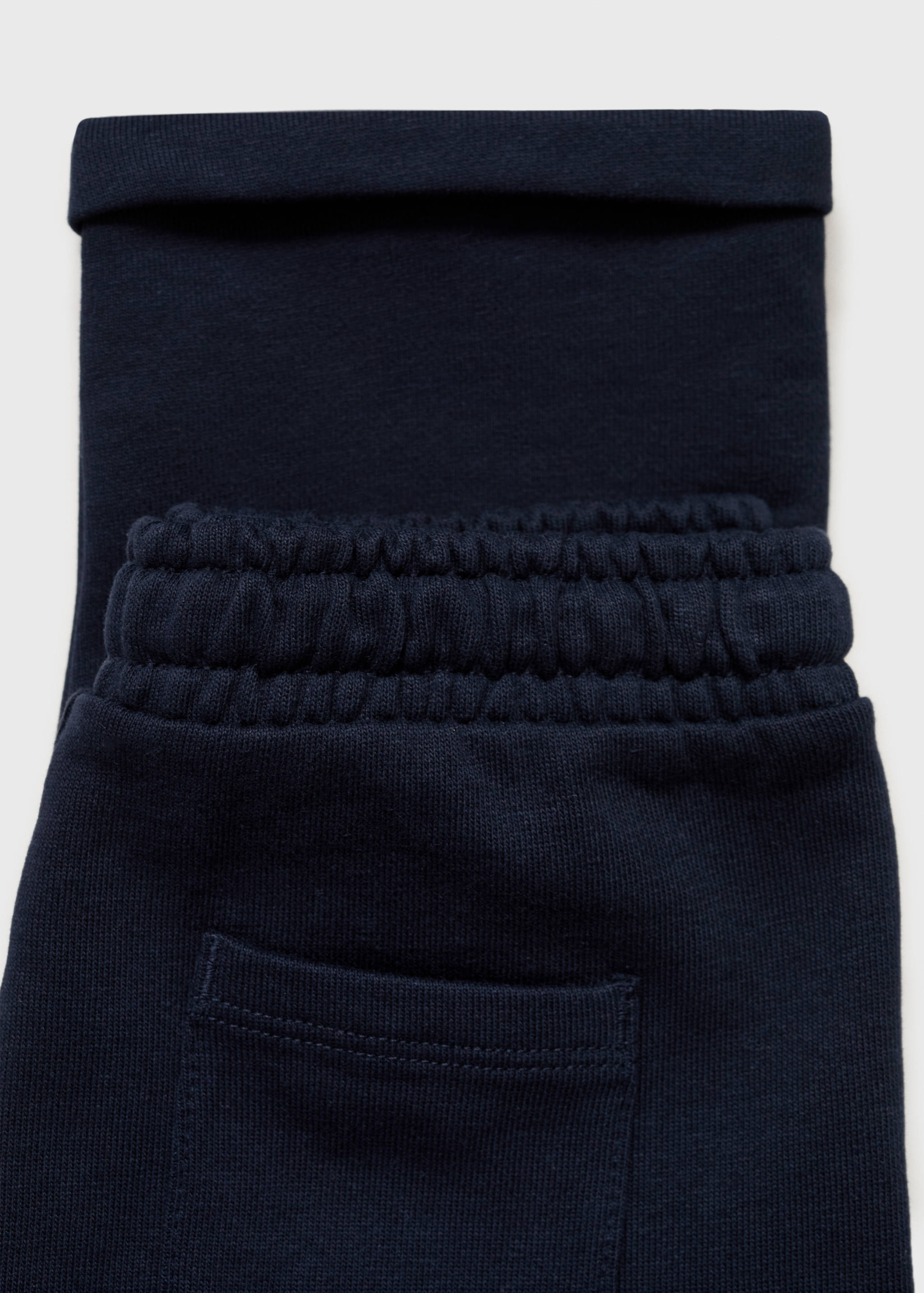 Cotton drawstring joggers - Details of the article 0
