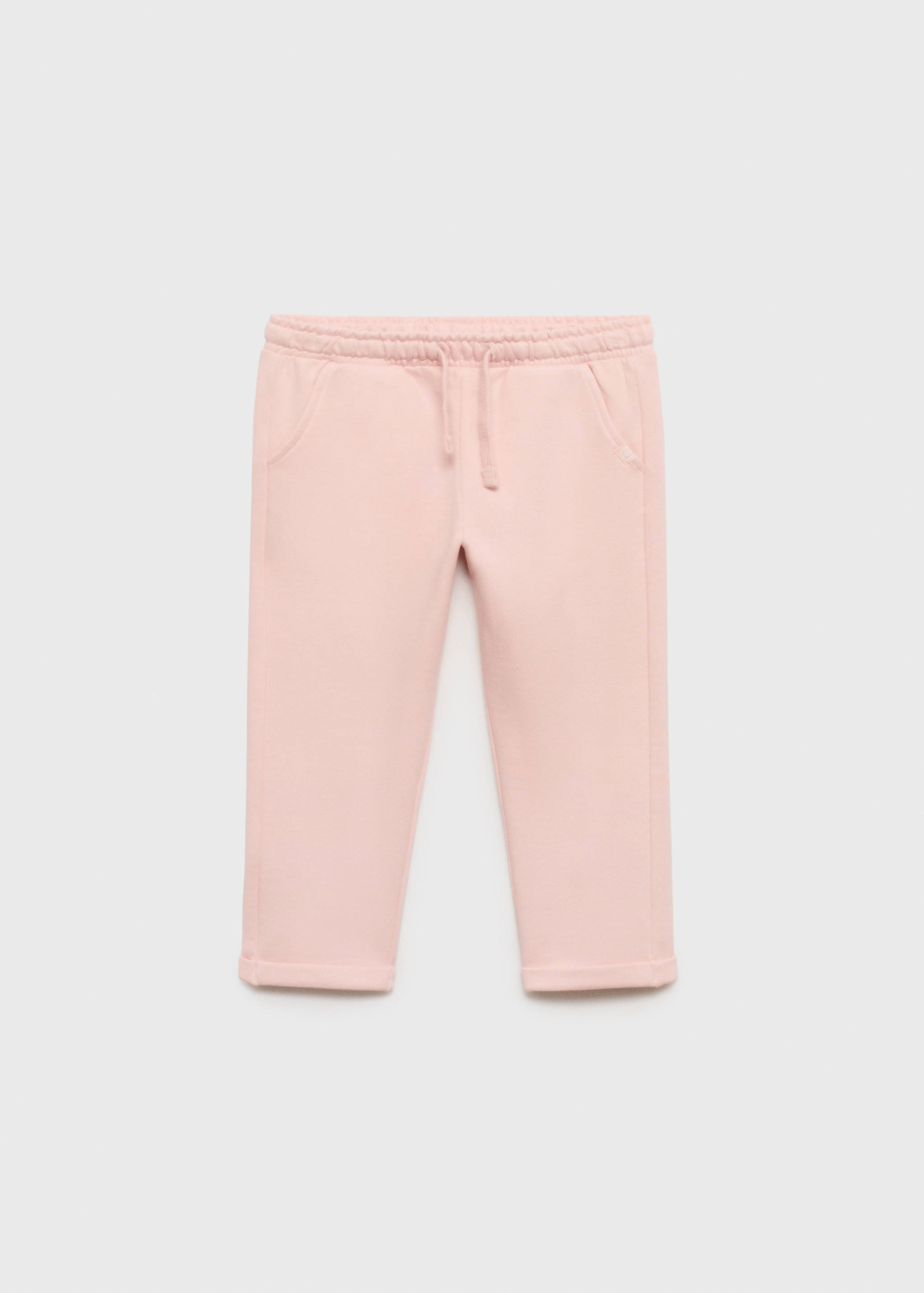 Cotton drawstring joggers - Article without model