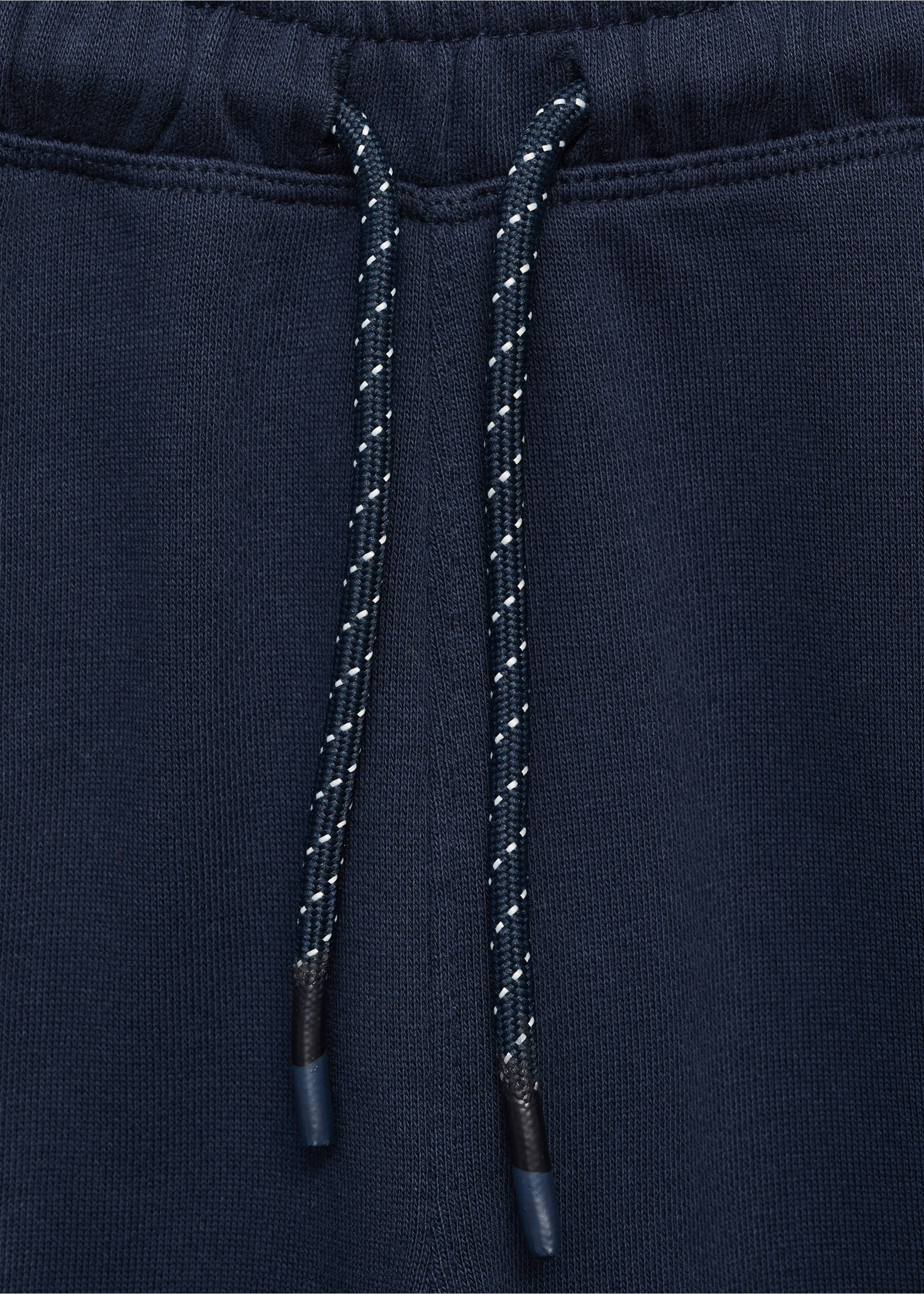 Cargo joggers with drawstring - Details of the article 8, Navy. Ref: 17033288-00.