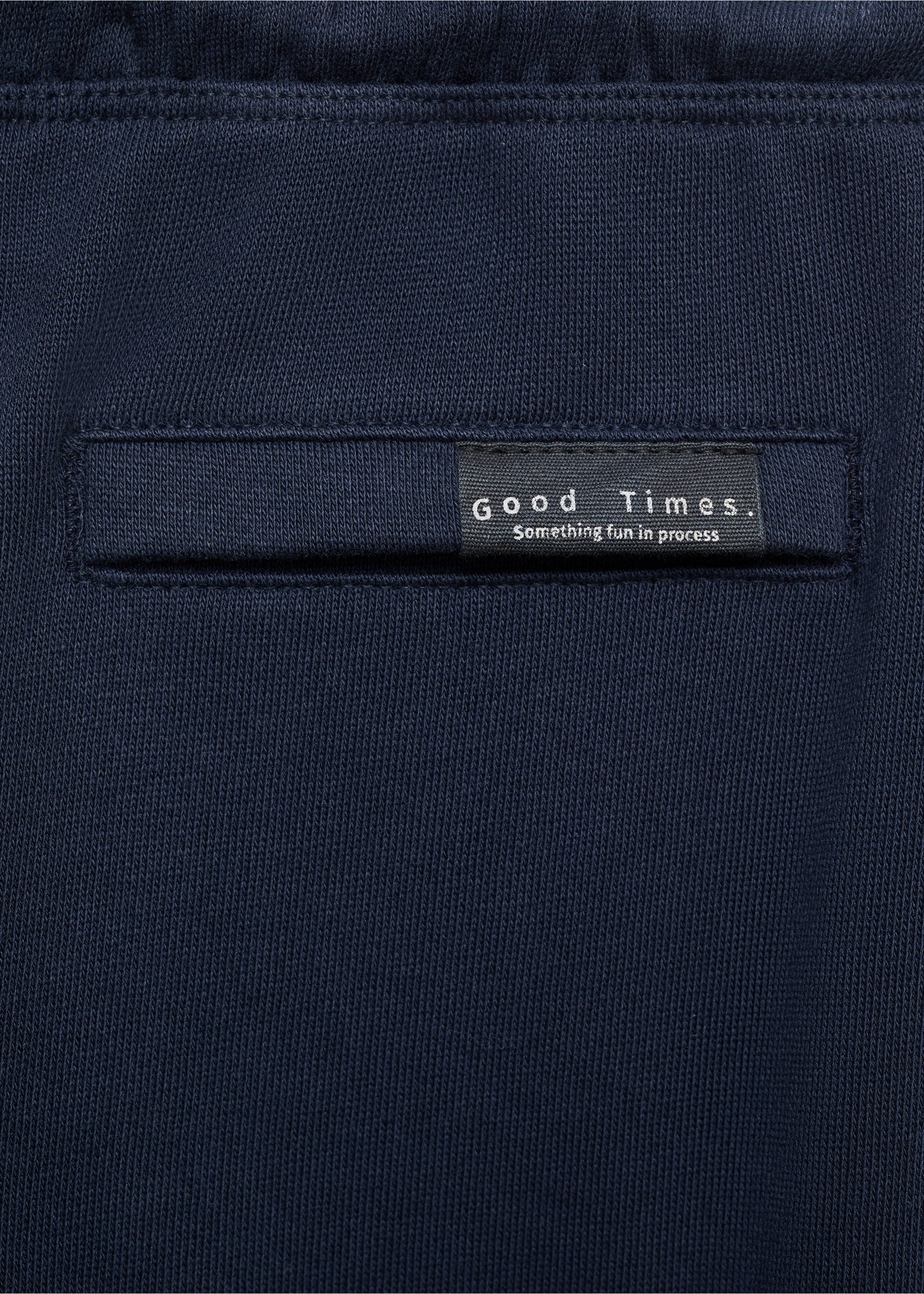 Cargo joggers with drawstring - Details of the article 0, Navy. Ref: 17033288-00.