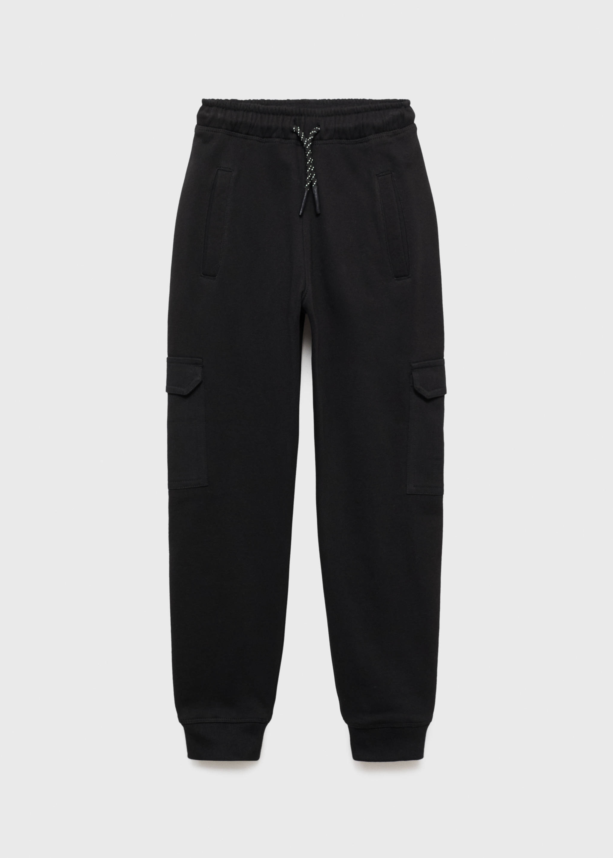 Cargo joggers with drawstring - Article without model