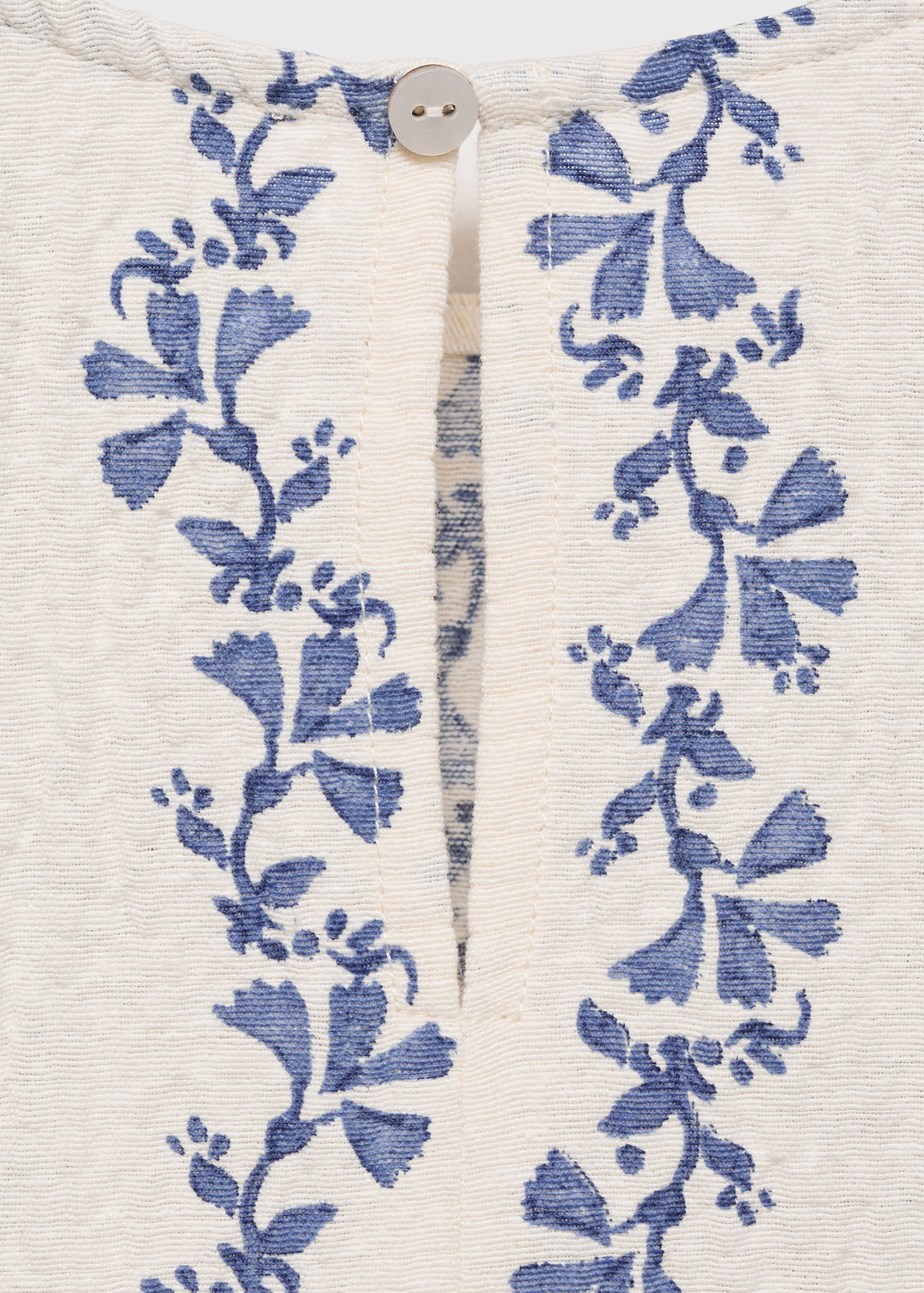 Printed bow blouse - Details of the article 0