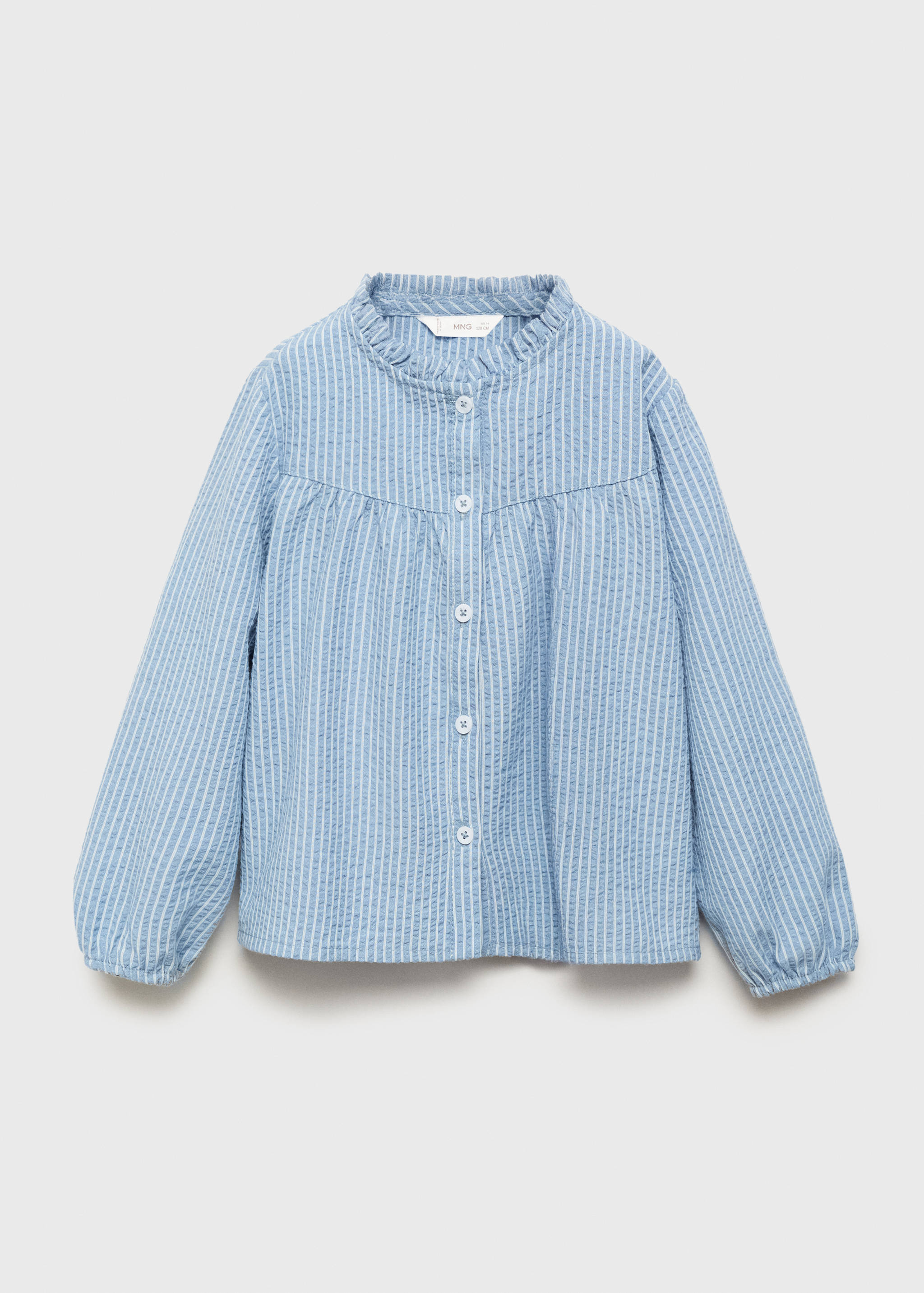 Striped cotton blouse - Article without model