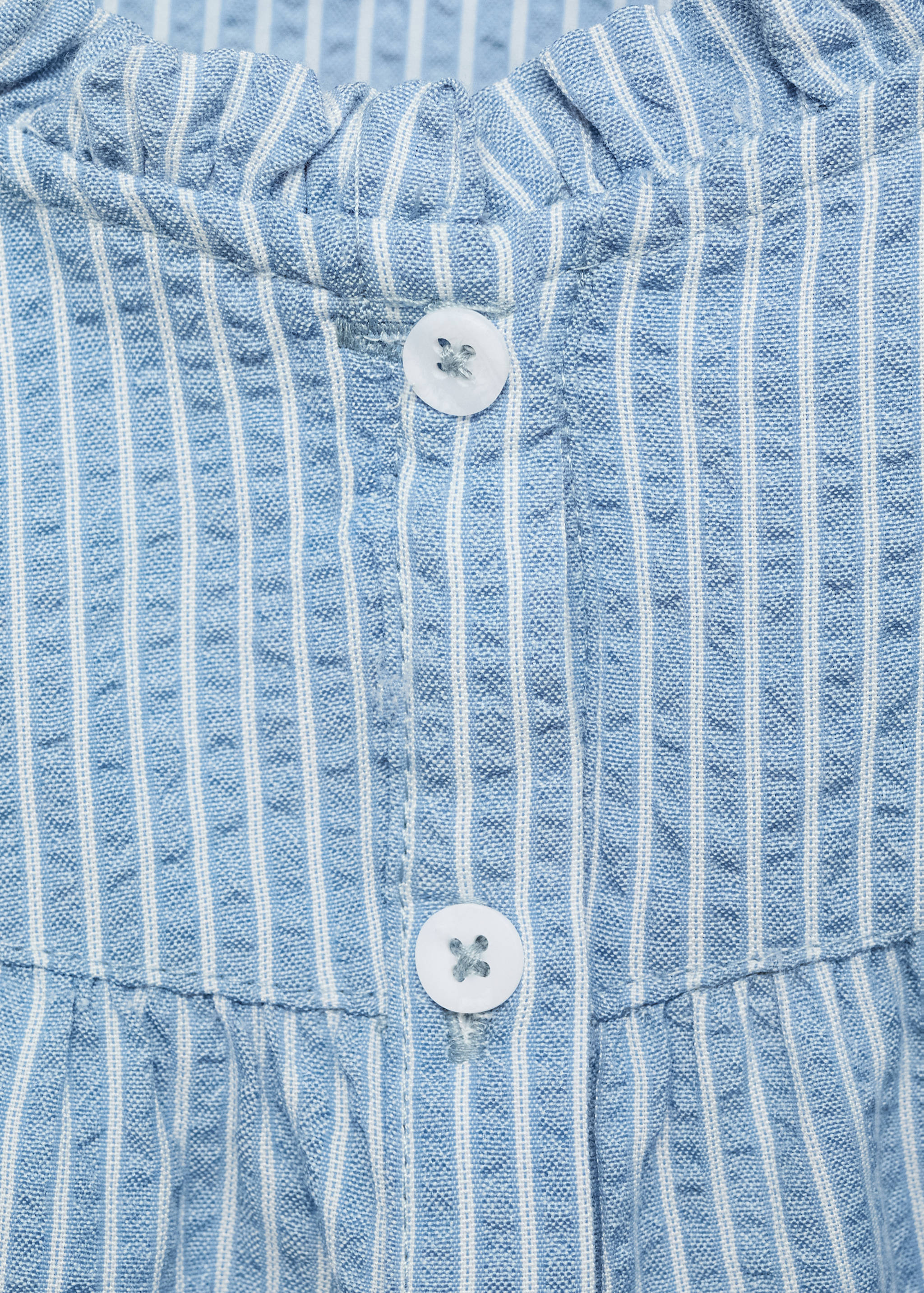 Striped cotton blouse - Details of the article 8