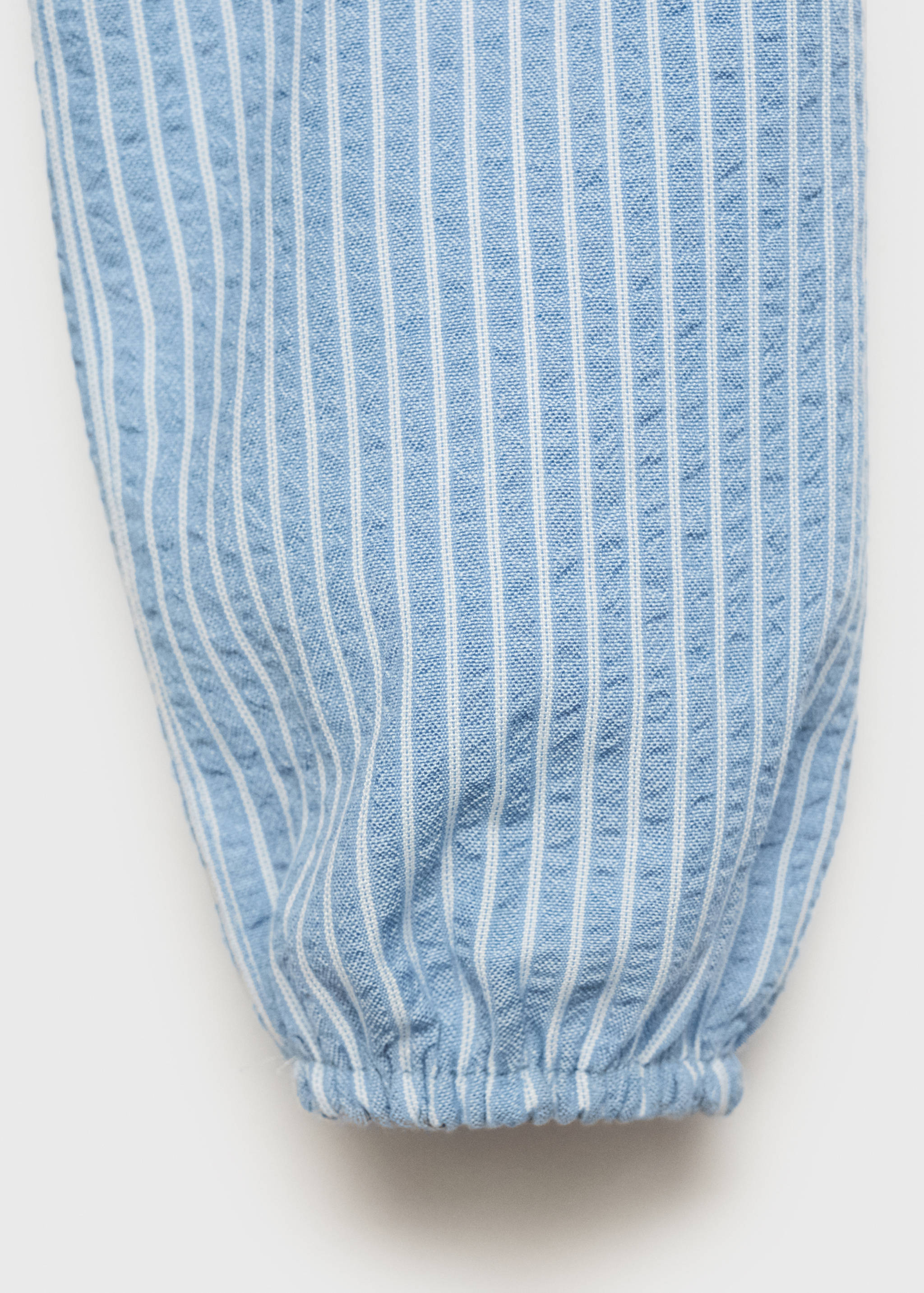 Striped cotton blouse - Details of the article 0
