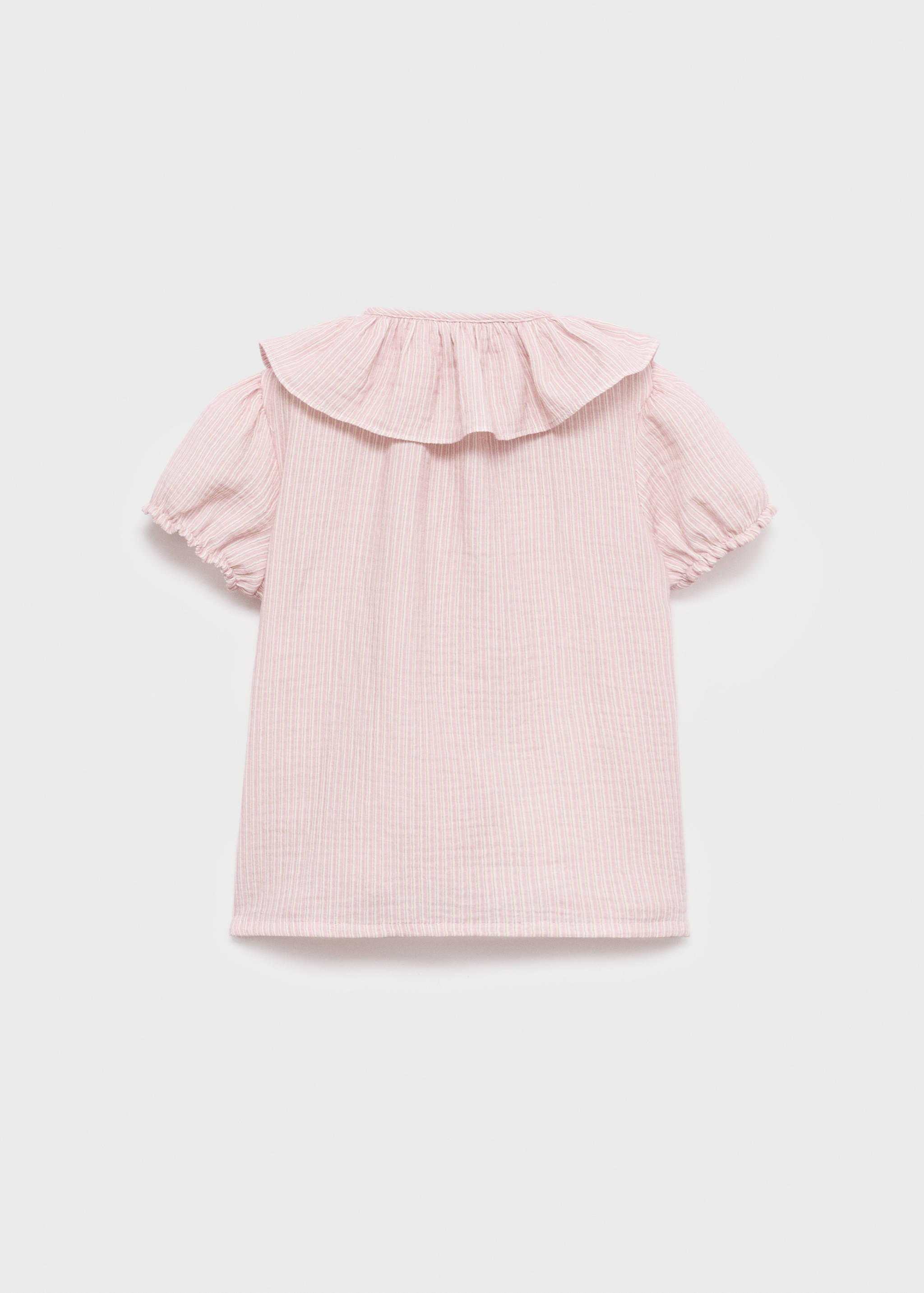 Striped blouse with Peter Pan collar - Reverse of the article