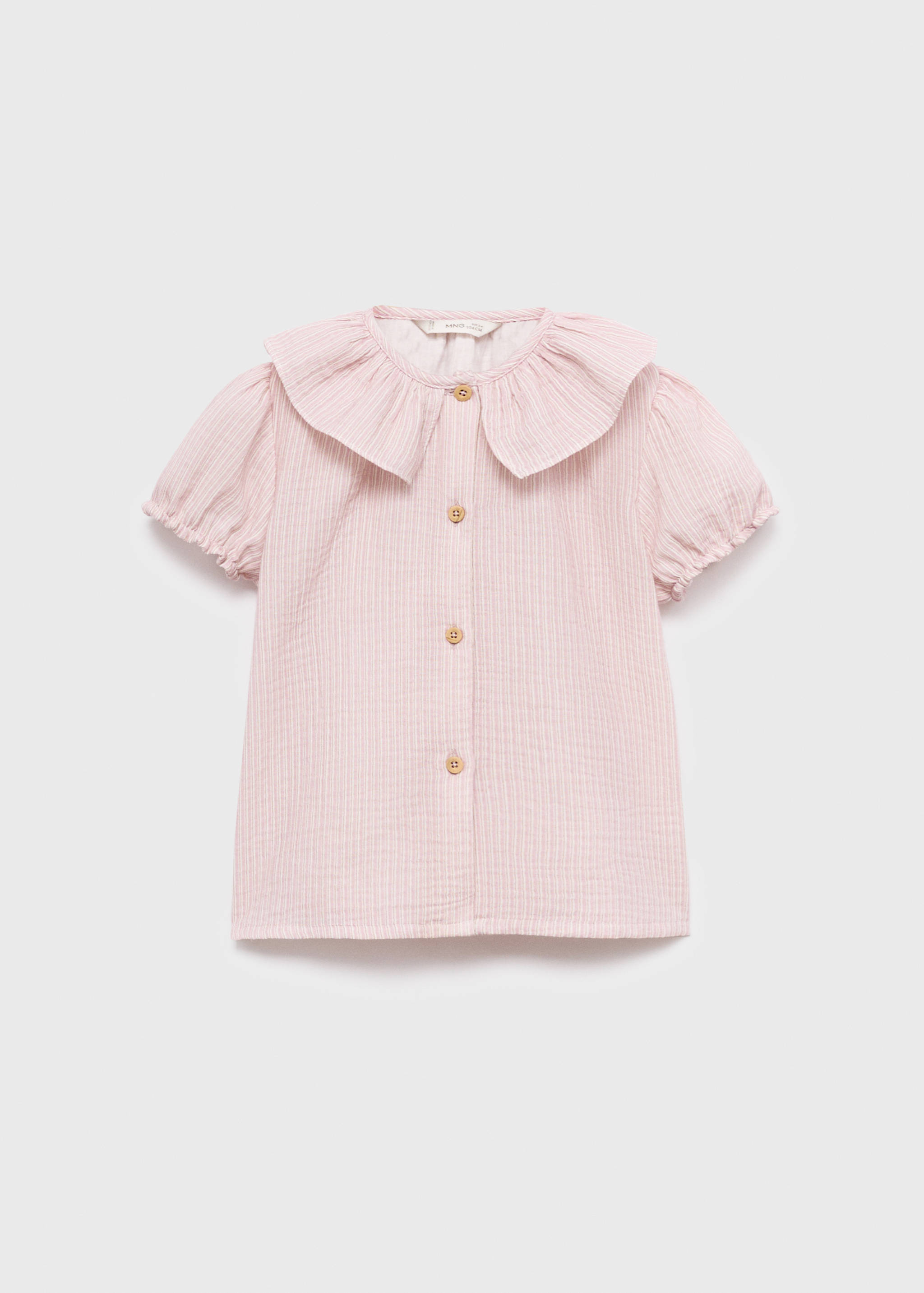 Striped blouse with Peter Pan collar - Article without model