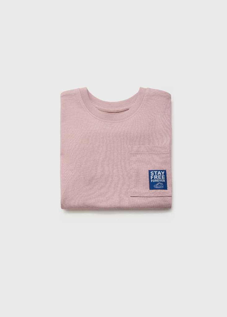 Printed cotton-blend T-shirt — Pale Pink