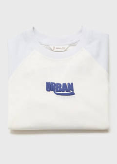 Combined printed T-shirt — Sky Blue 4