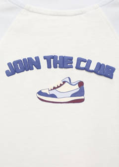 Combined printed T-shirt — Sky Blue 6
