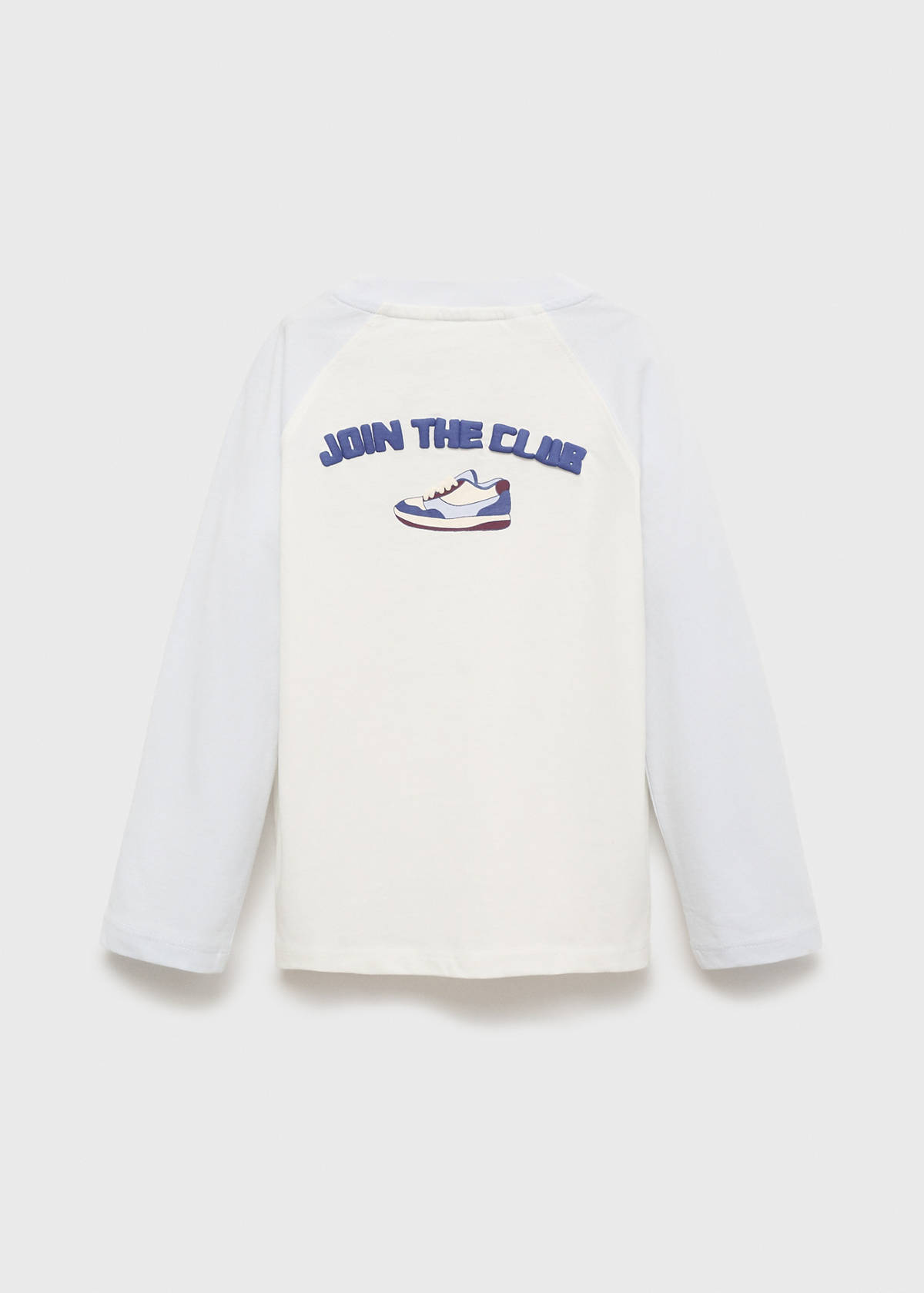 Combined printed T-shirt — Sky Blue