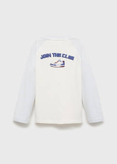 Combined printed T-shirt — Sky Blue 10
