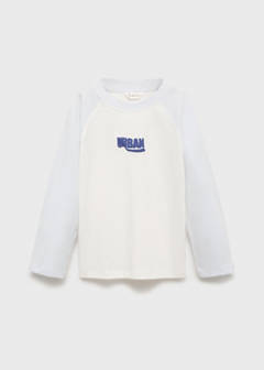 Combined printed T-shirt — Sky Blue 3