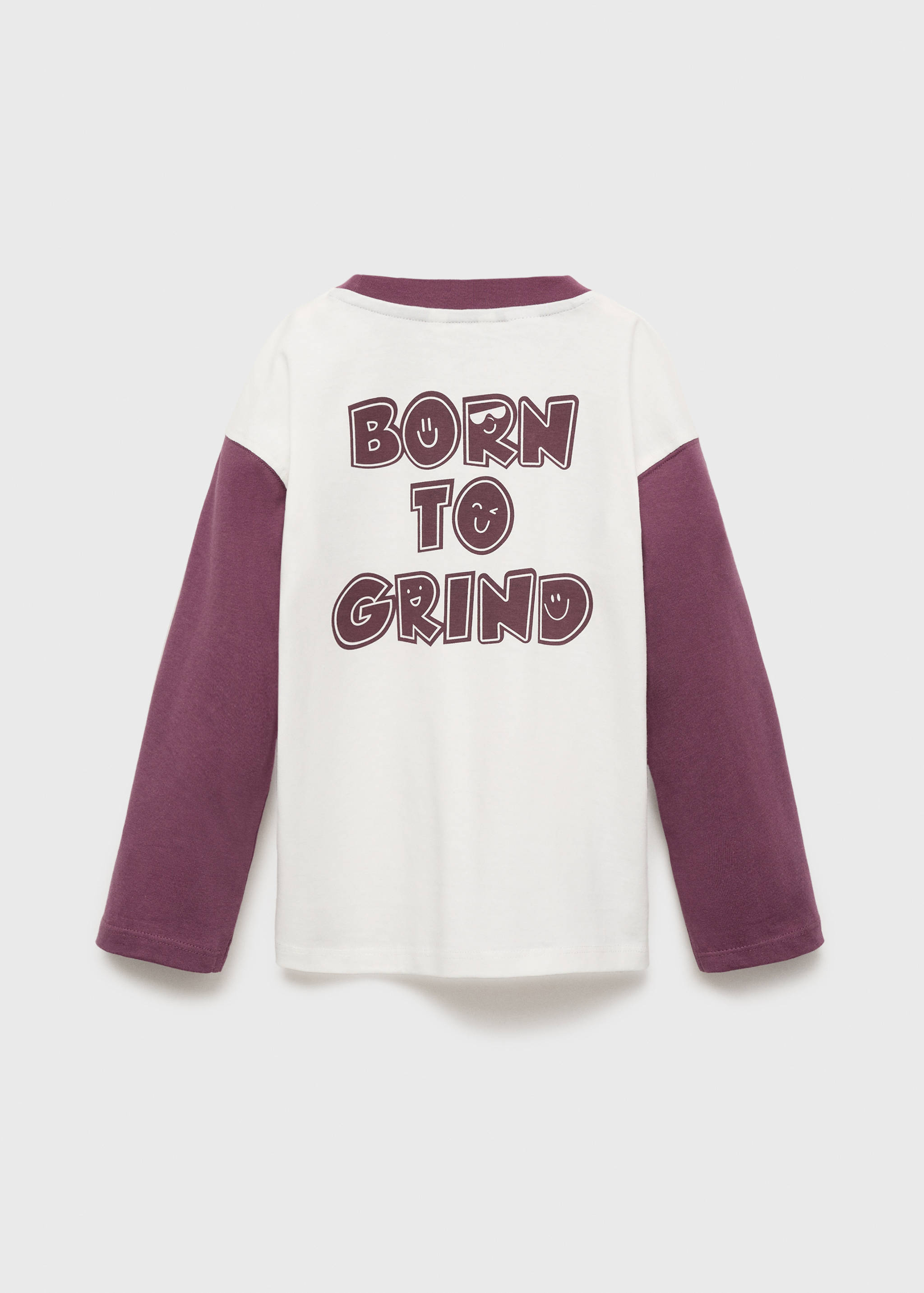 T-Shirt mit Logostickerei - Rückseite des Artikels