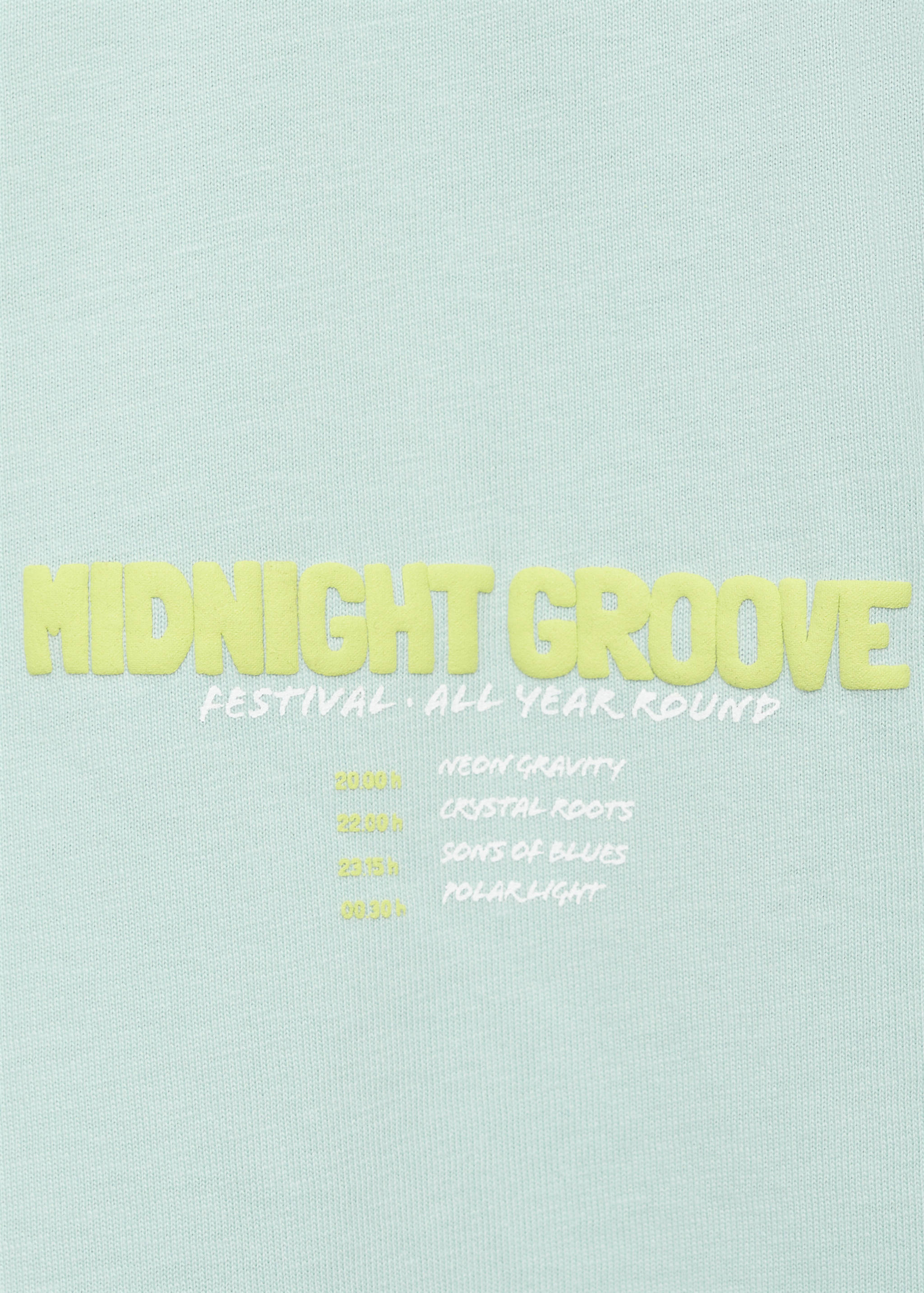 Printed embossed letters t-shirt - Details of the article 8