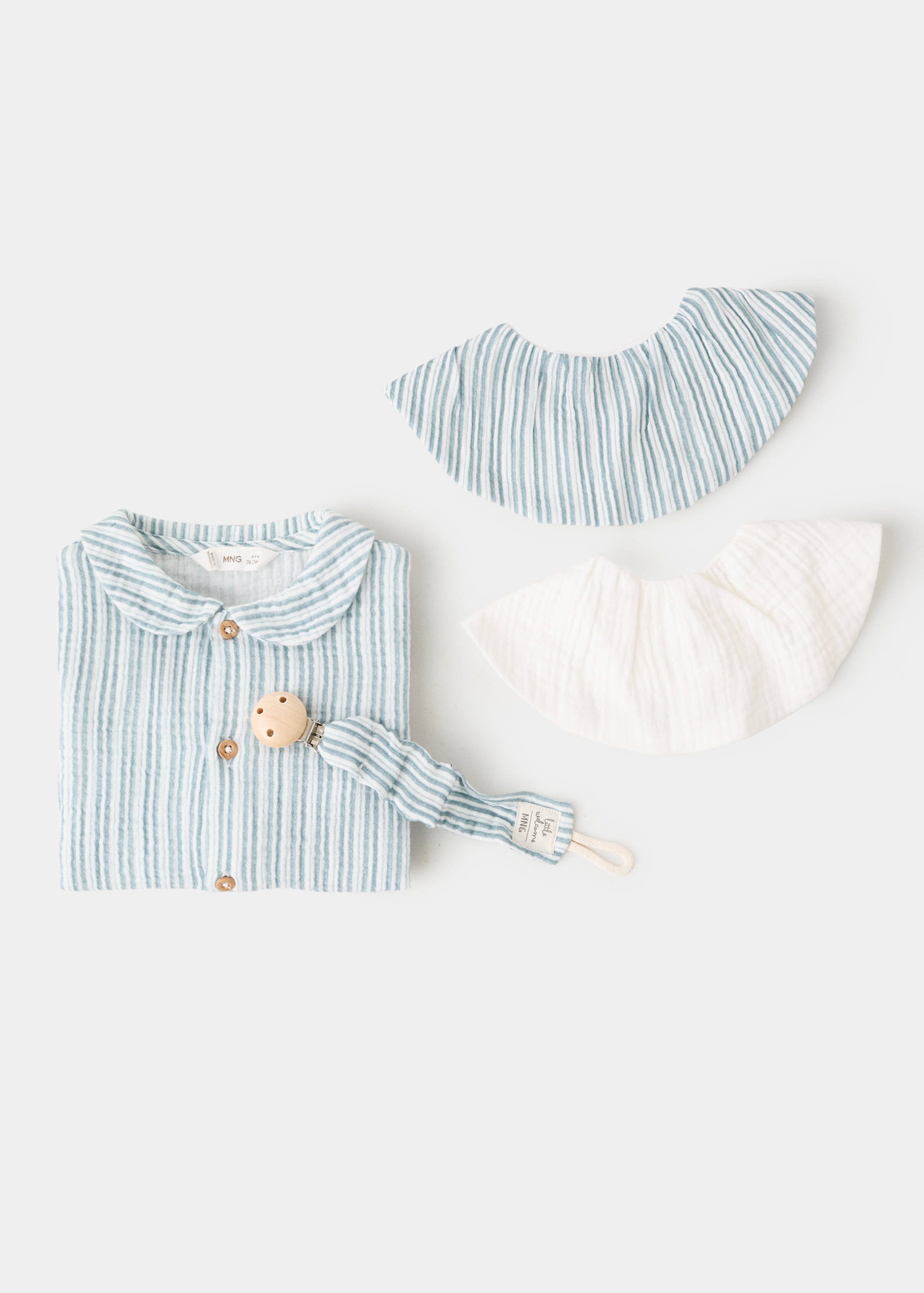 قميص بطباعة مخططة - تفاصيل المنتج 8