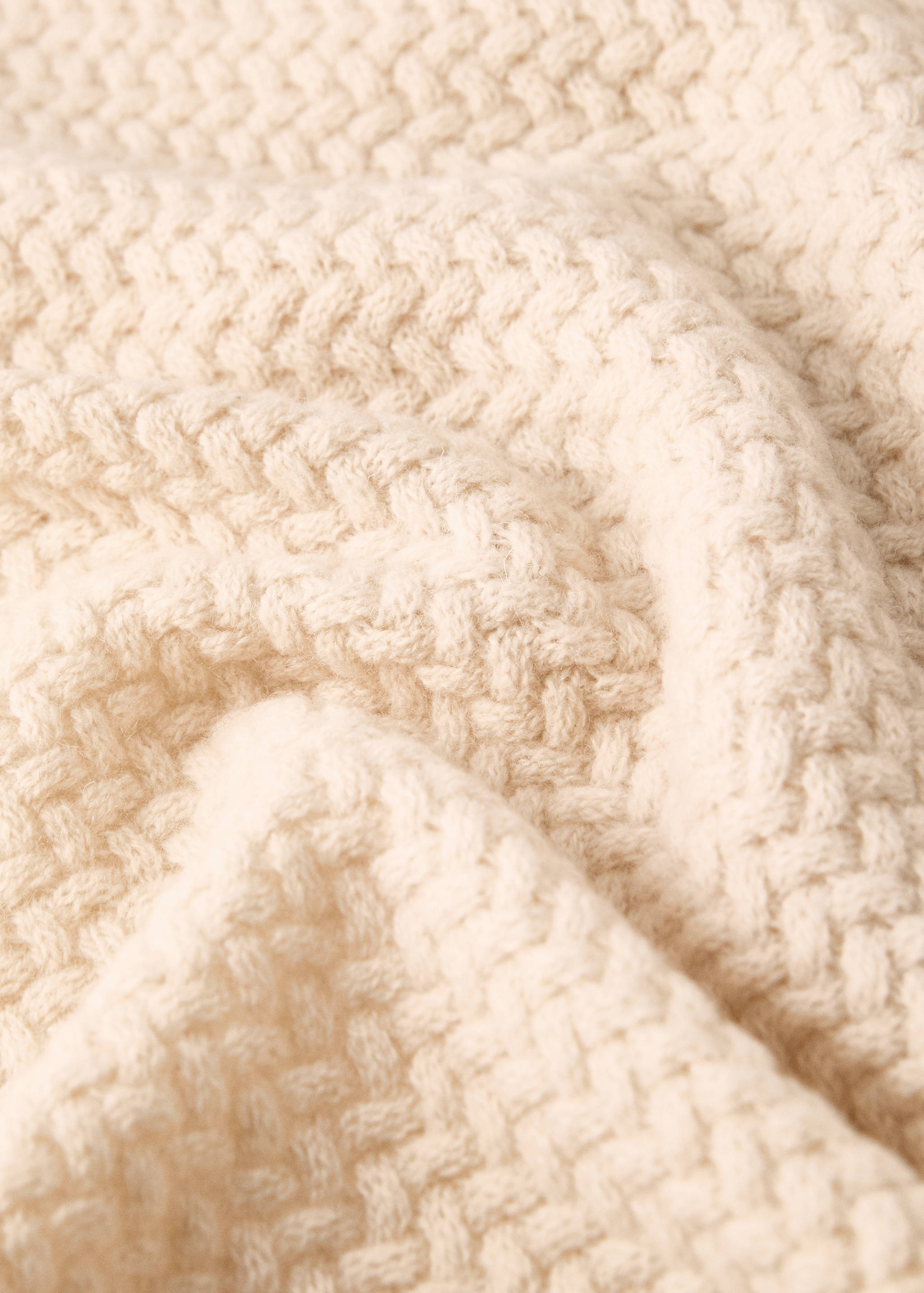 Manta infantil lana cashmere punto - Detalle del artículo 2