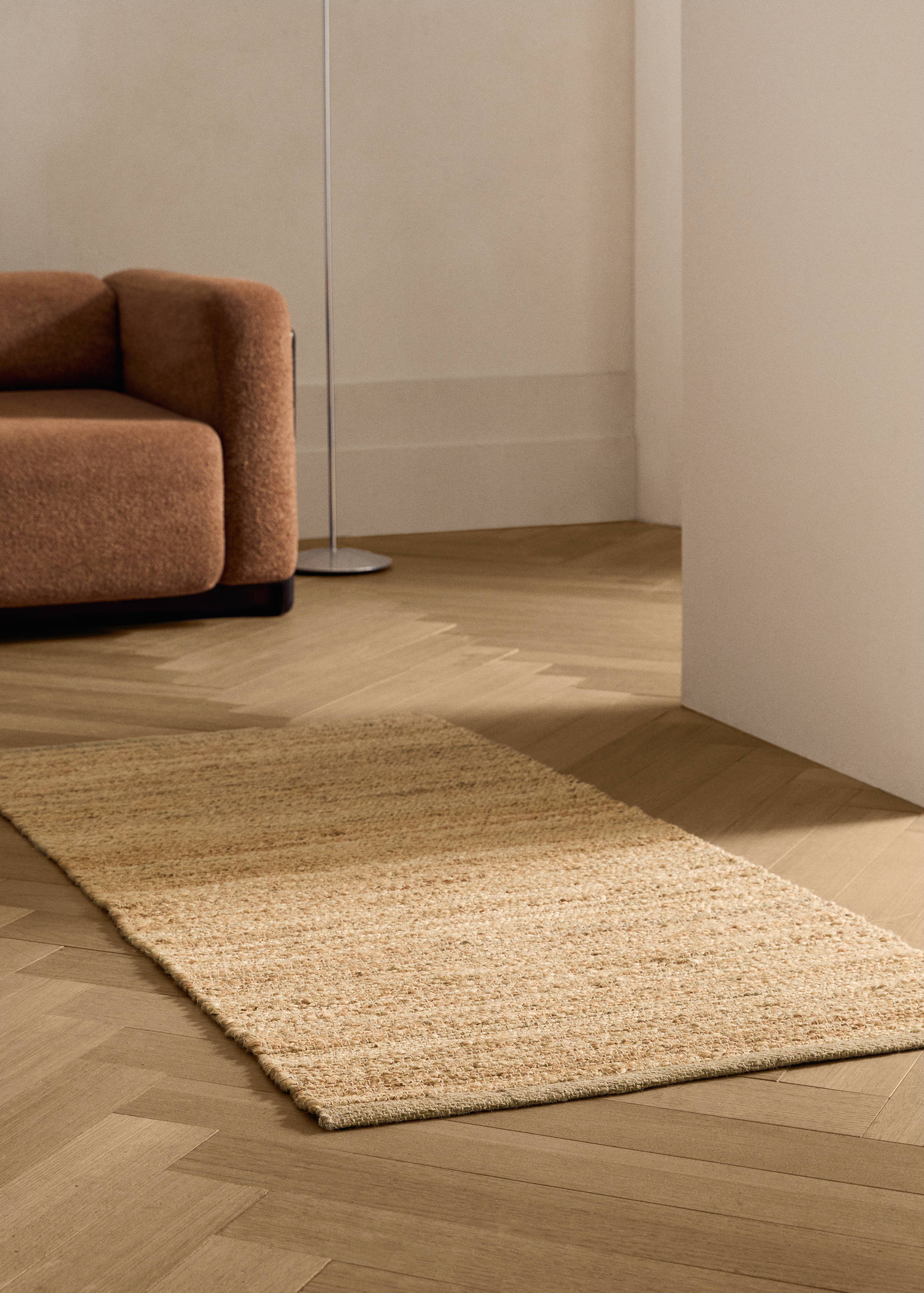 Structured jute rug - General plane