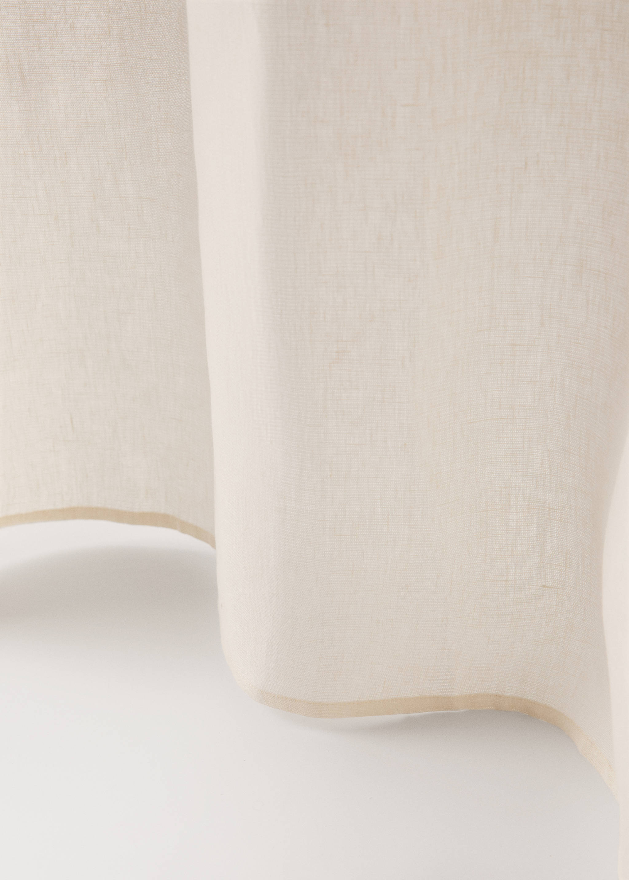 Linen medium-opacity curtain - Details of the article 2