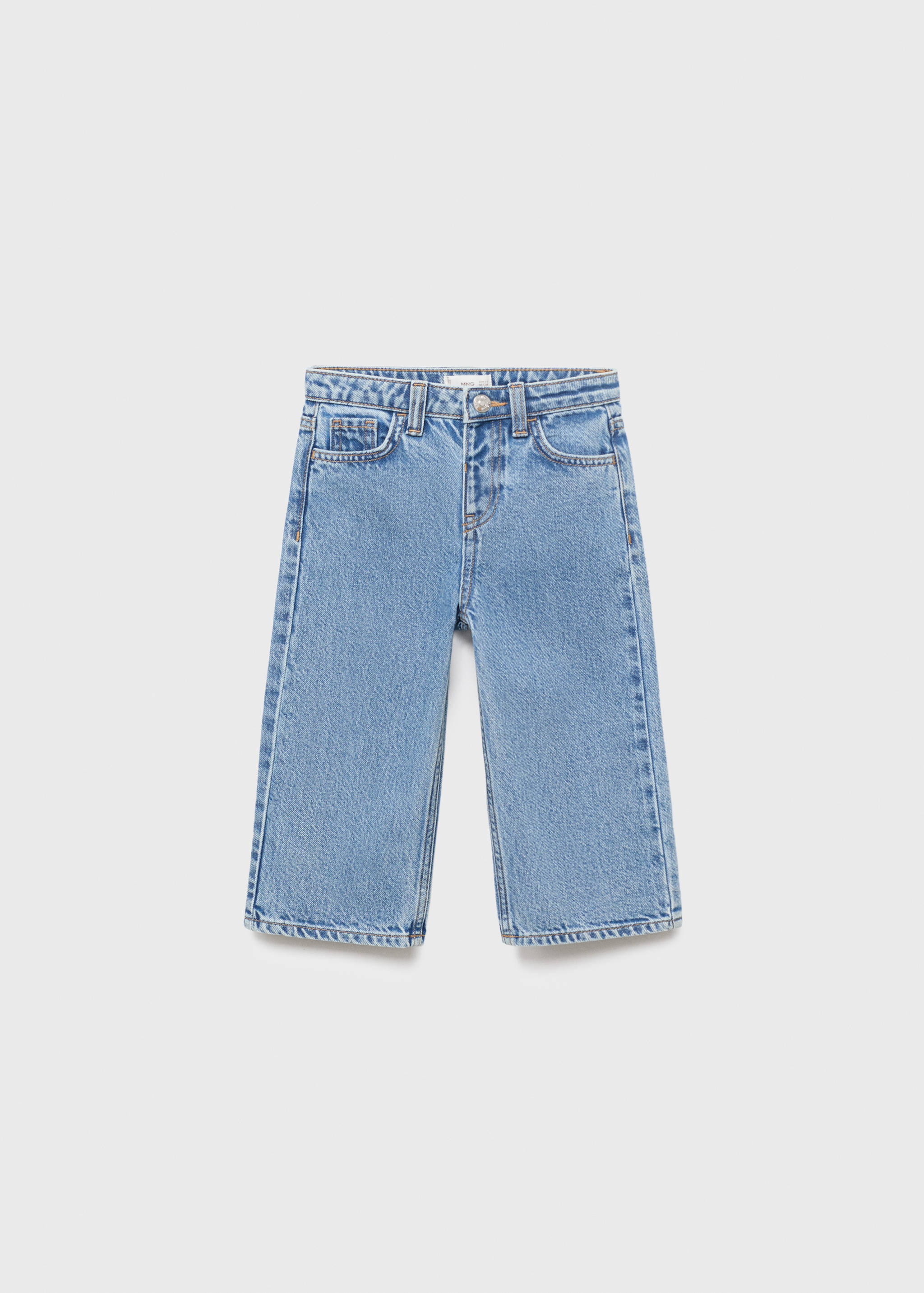 Straight cotton jeans - Article without model