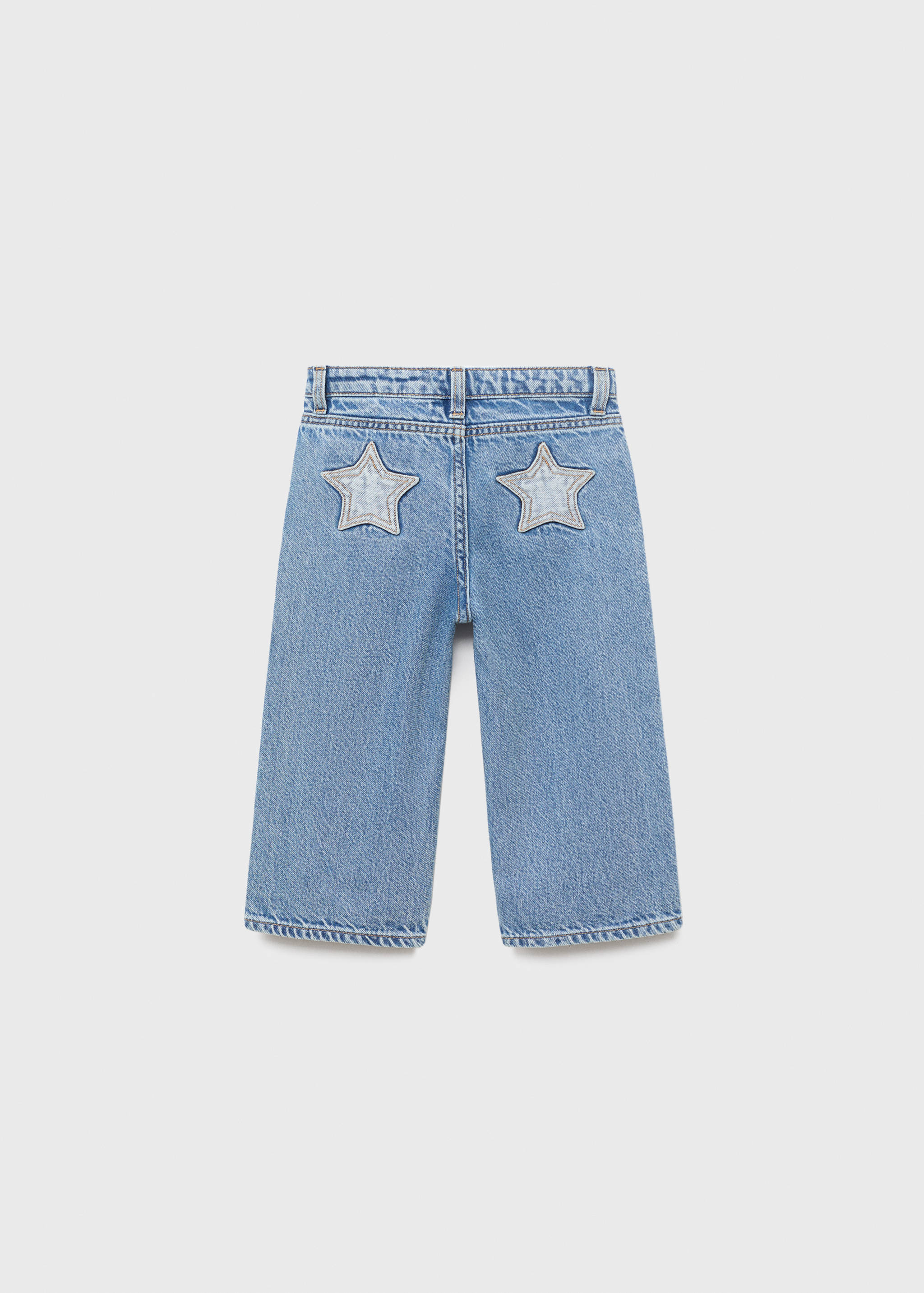 Straight cotton jeans - Reverse of the article