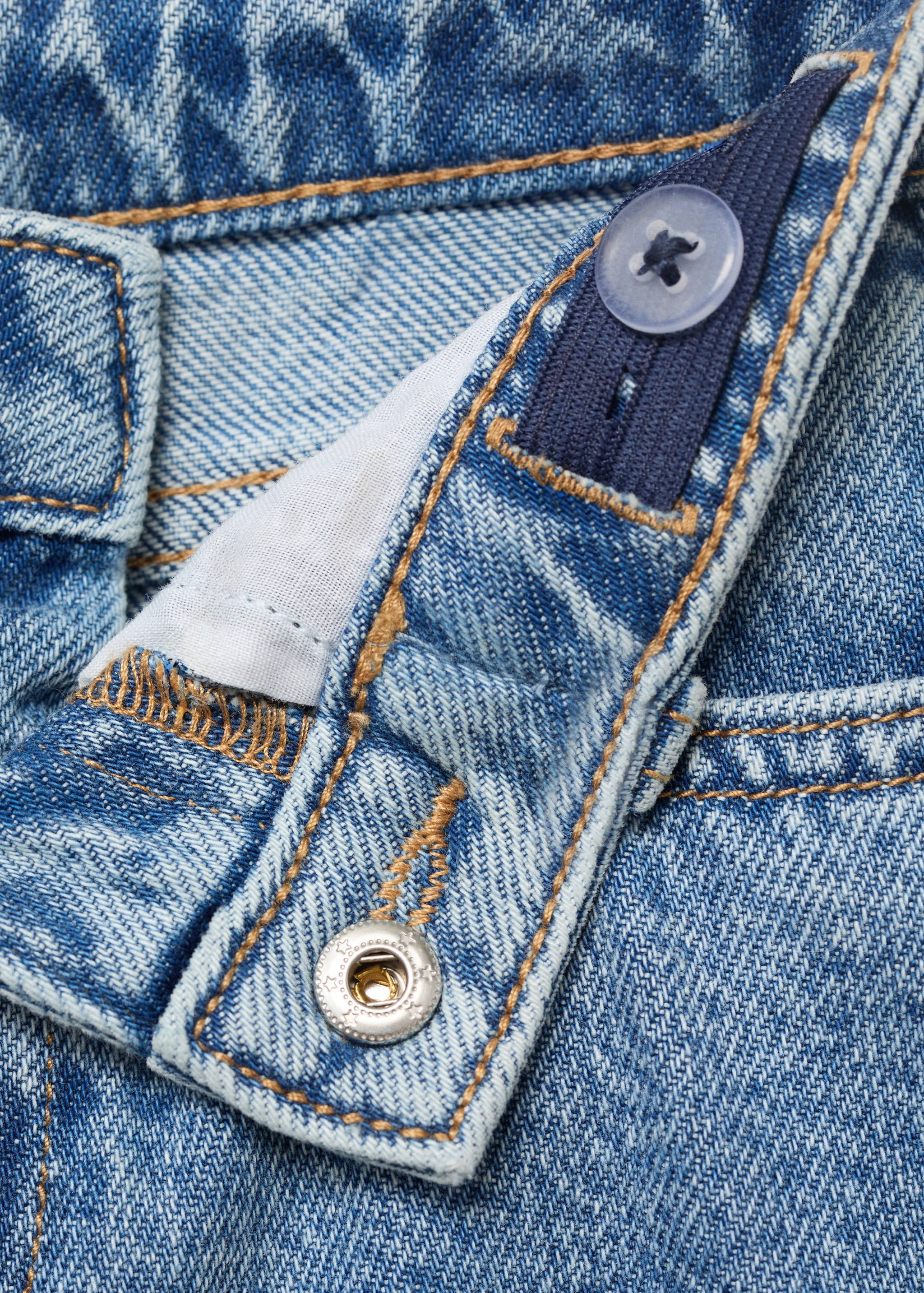 Straight cotton jeans - Details of the article 8