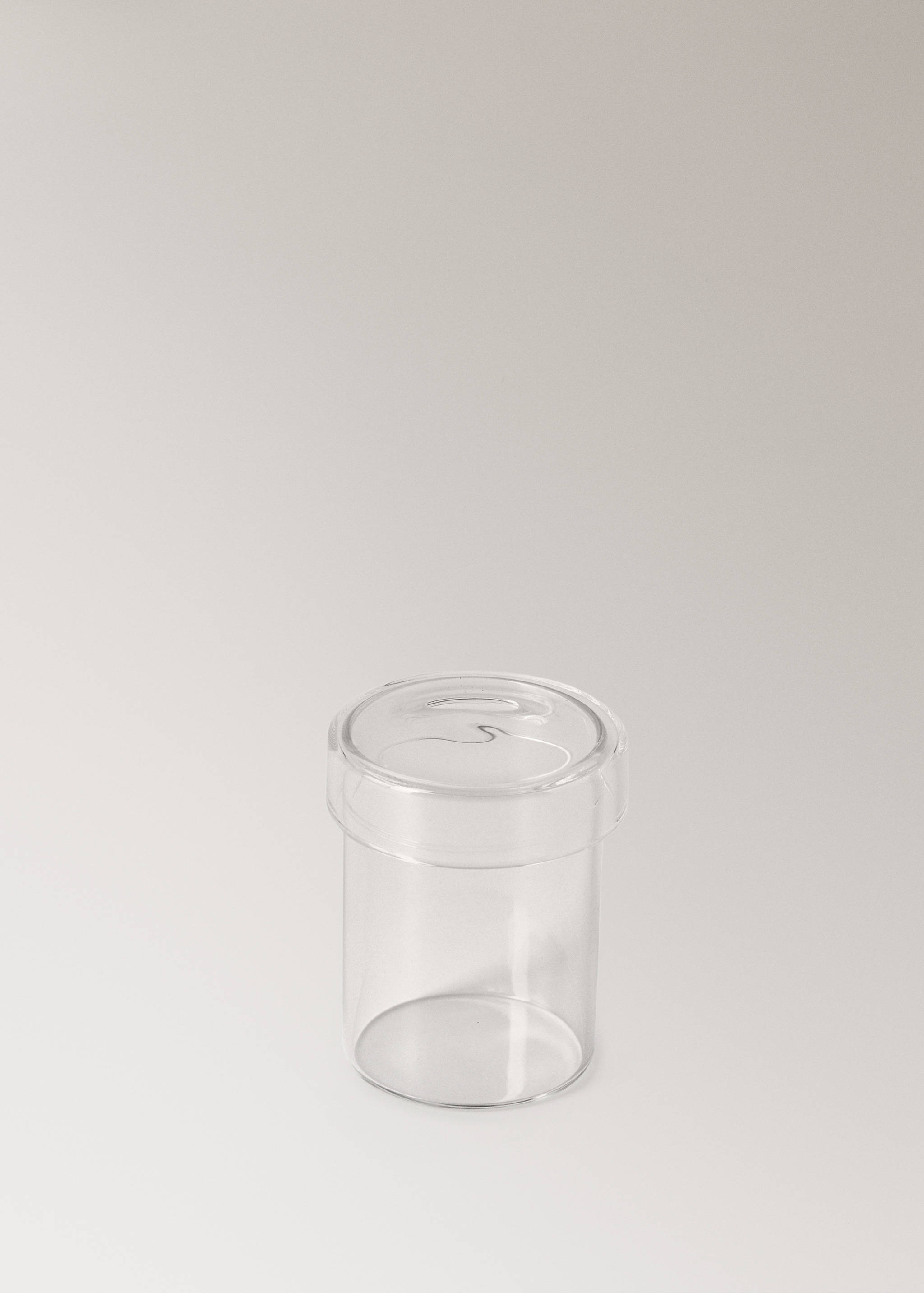Small borosilicate bathroom jar with lid - Details of the article 1