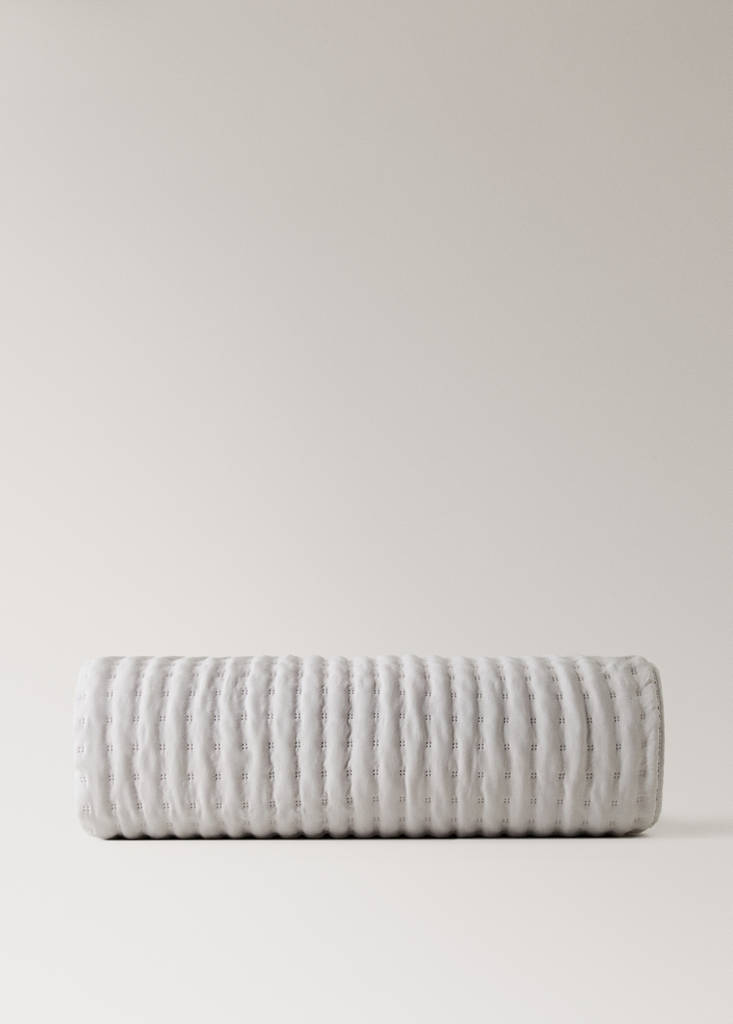 Steppdecke mit weicher Haptik für 130/150 cm Bett — Grau