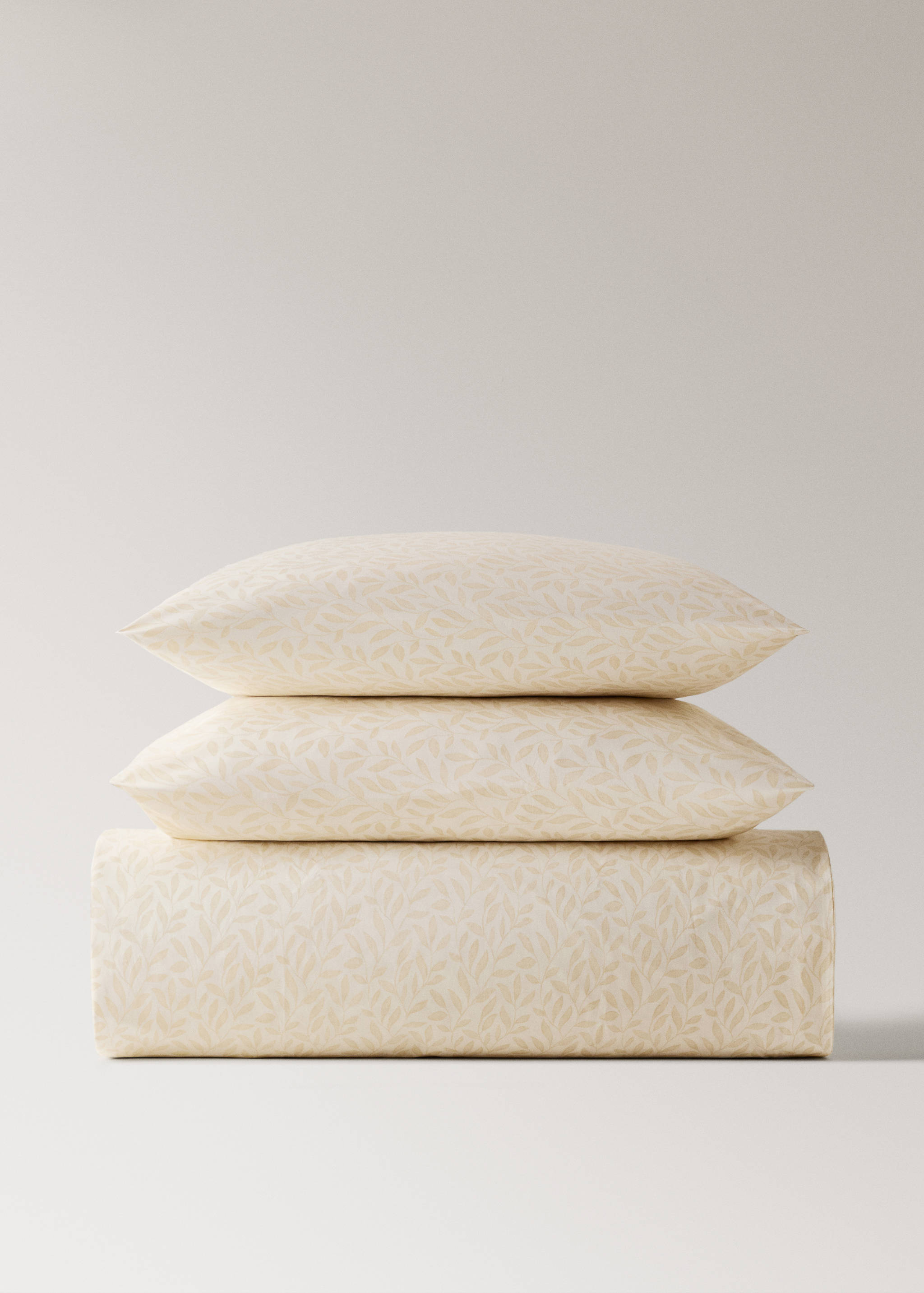 Funda nòrdica cotó percala estampat fulles llit 180/200 cm - Article sense model