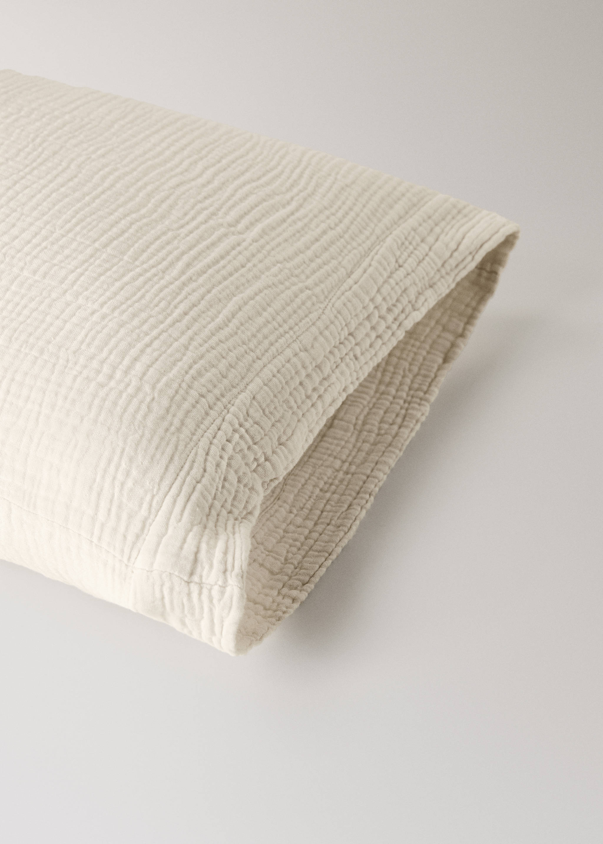Poszewka na poduszkę z bawełnianego muślinu 45 x 110 cm - Szczegóły artykułu 2