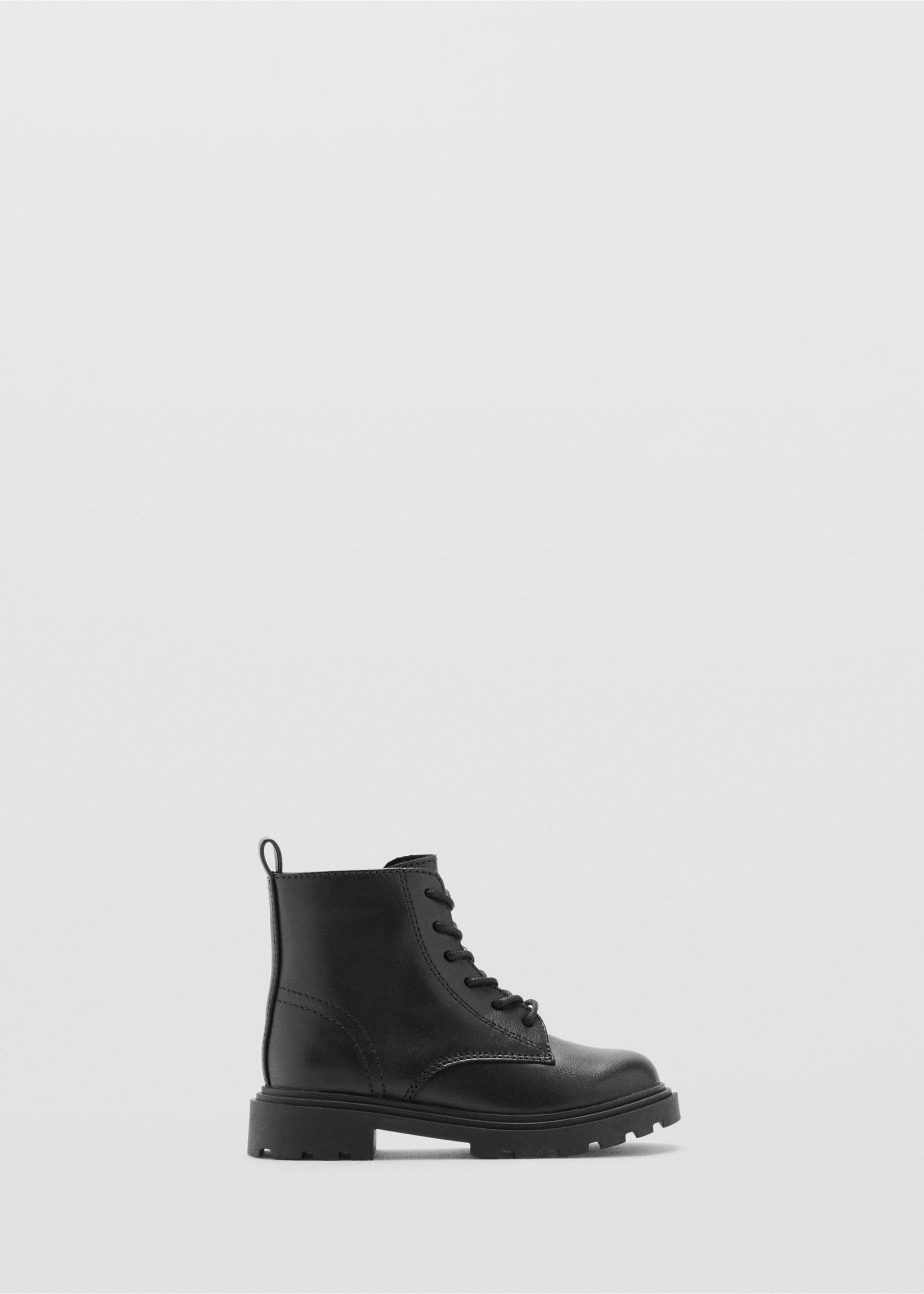Botas piel cordones - Artículo sin modelo, Negro. Ref: 17034077-00.