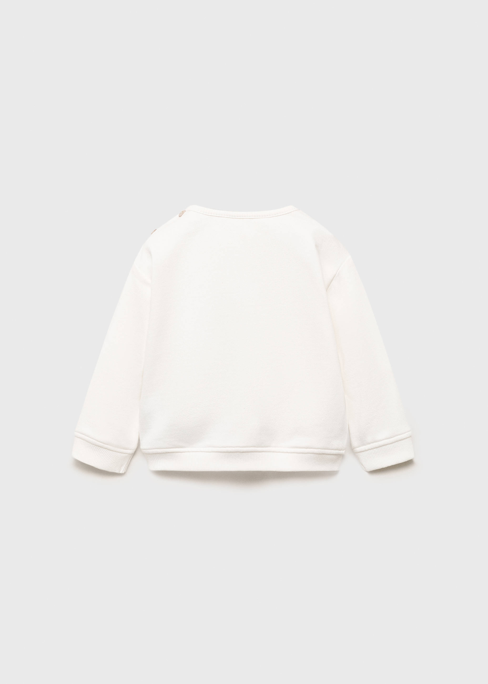 Ayıcık işlemeli sweatshirt - Ürünün arkası