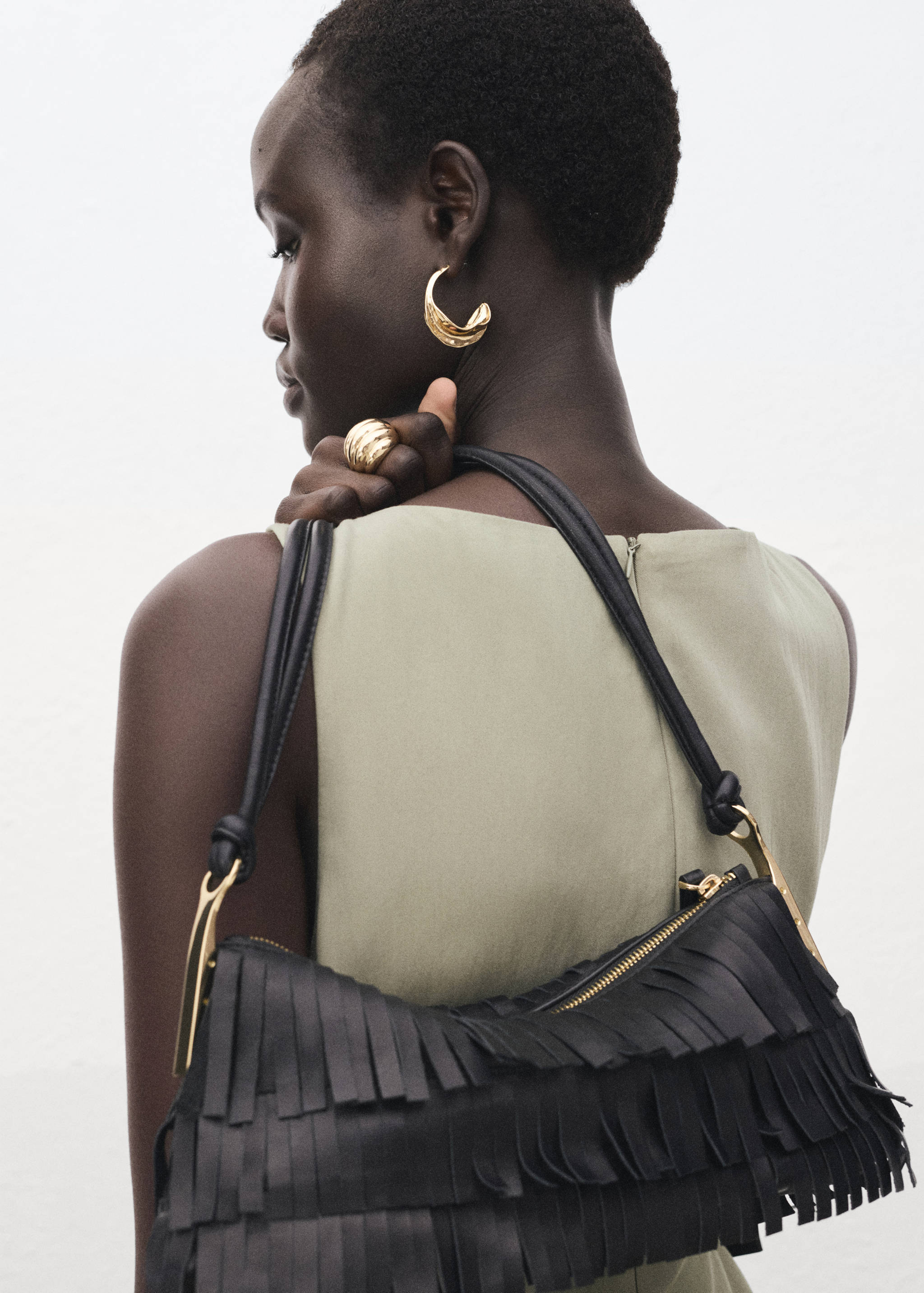 Платье с вырезом лодочка со складками - Деталь изделия 1