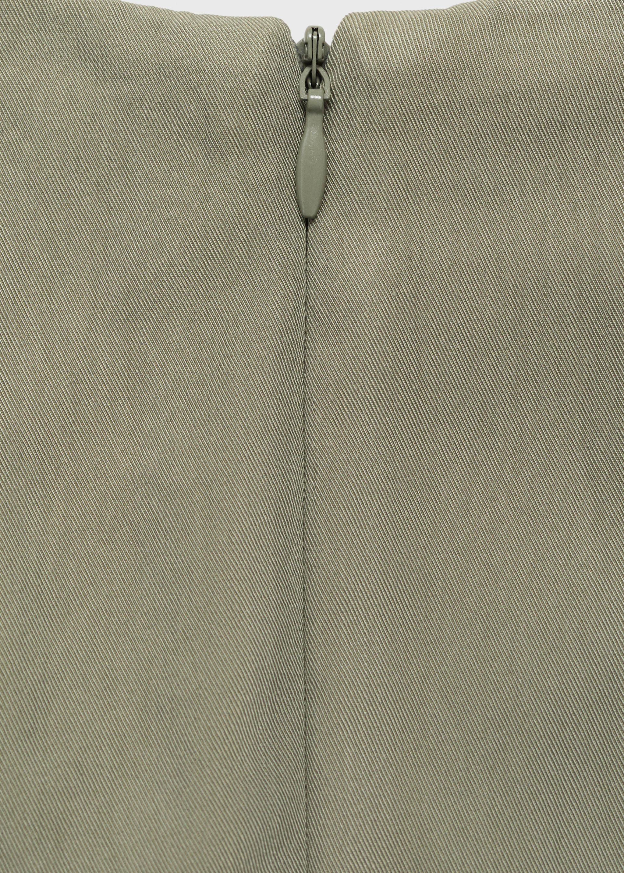 Платье с вырезом лодочка со складками - Деталь изделия 0