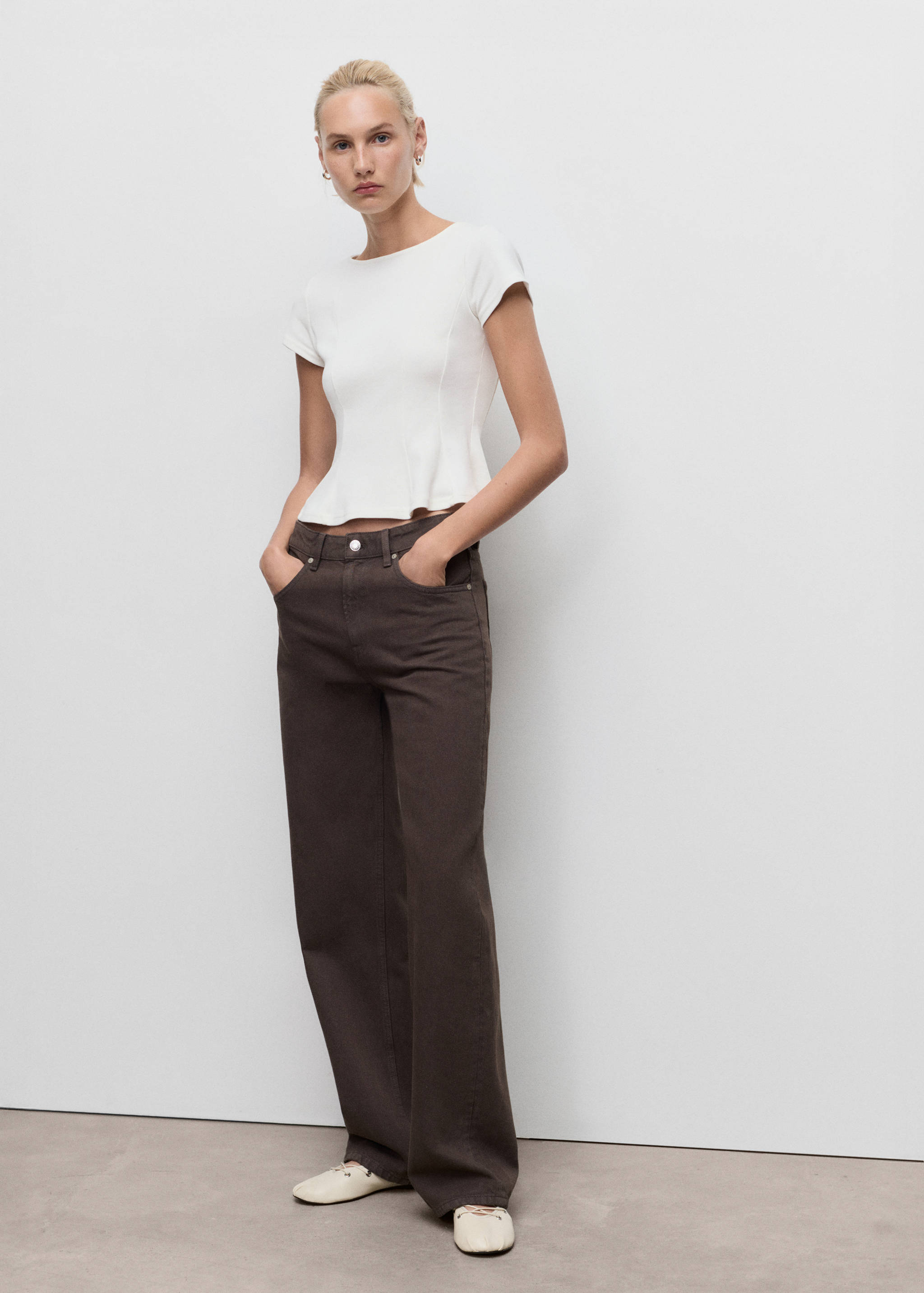 A-line cotton tee - General plane