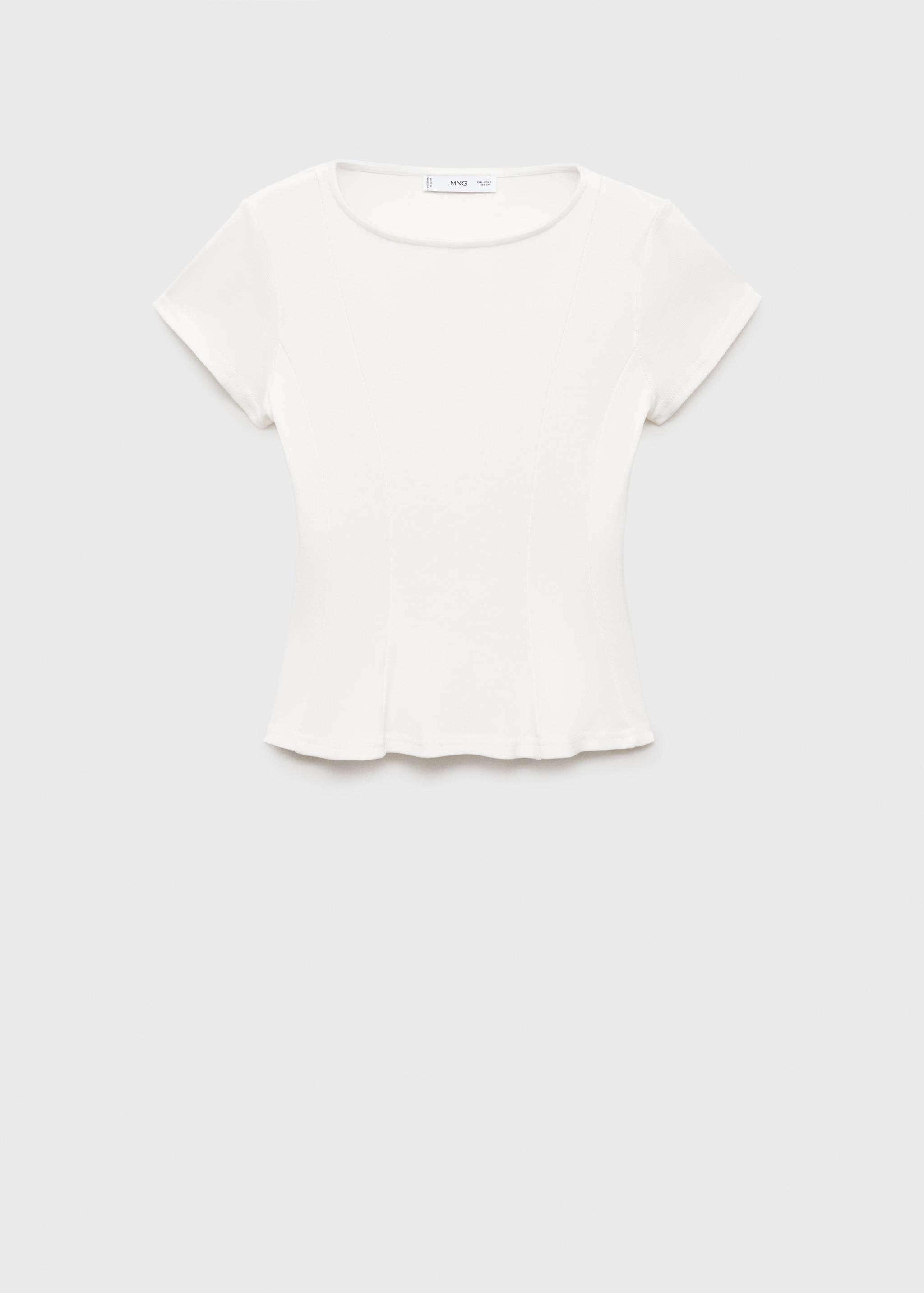 Camiseta algodón evasé - Artículo sin modelo